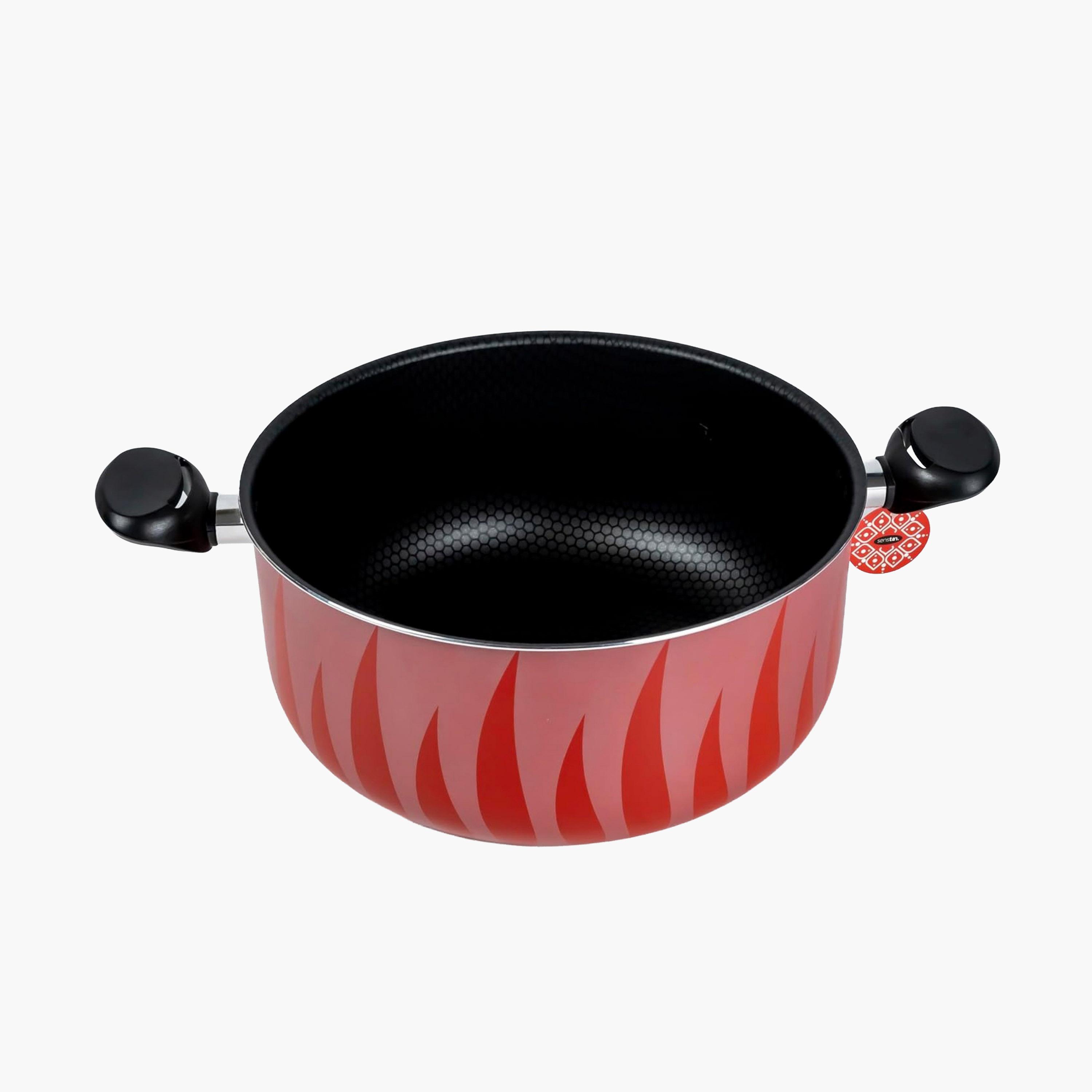 SENSTAN Flame Flame Design Non-Stick Casserole 32cm-household-dining-serveware-foodwarmersandcasseroles-image-1