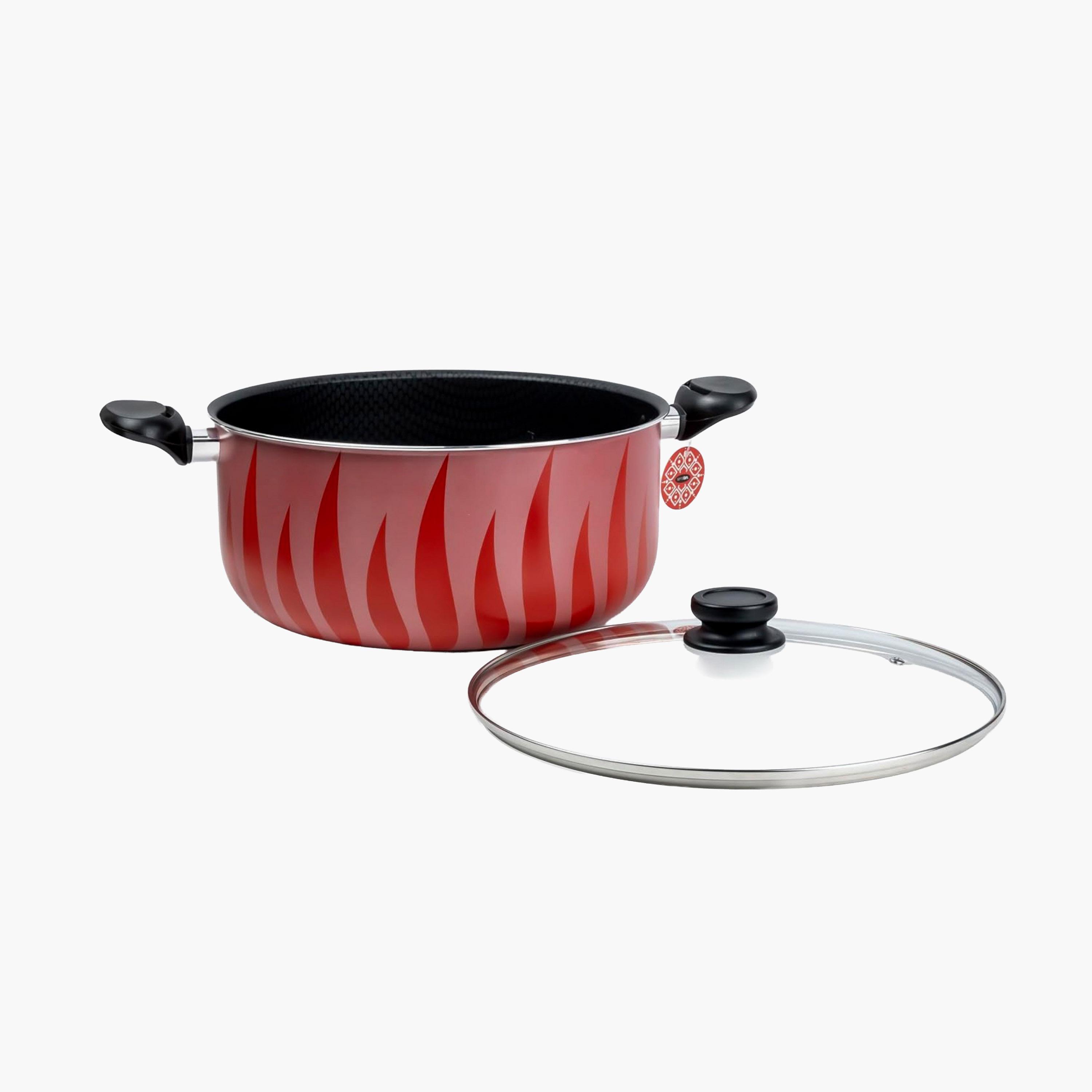 SENSTAN Flame Flame Design Non-Stick Casserole 32cm-household-dining-serveware-foodwarmersandcasseroles-image-2