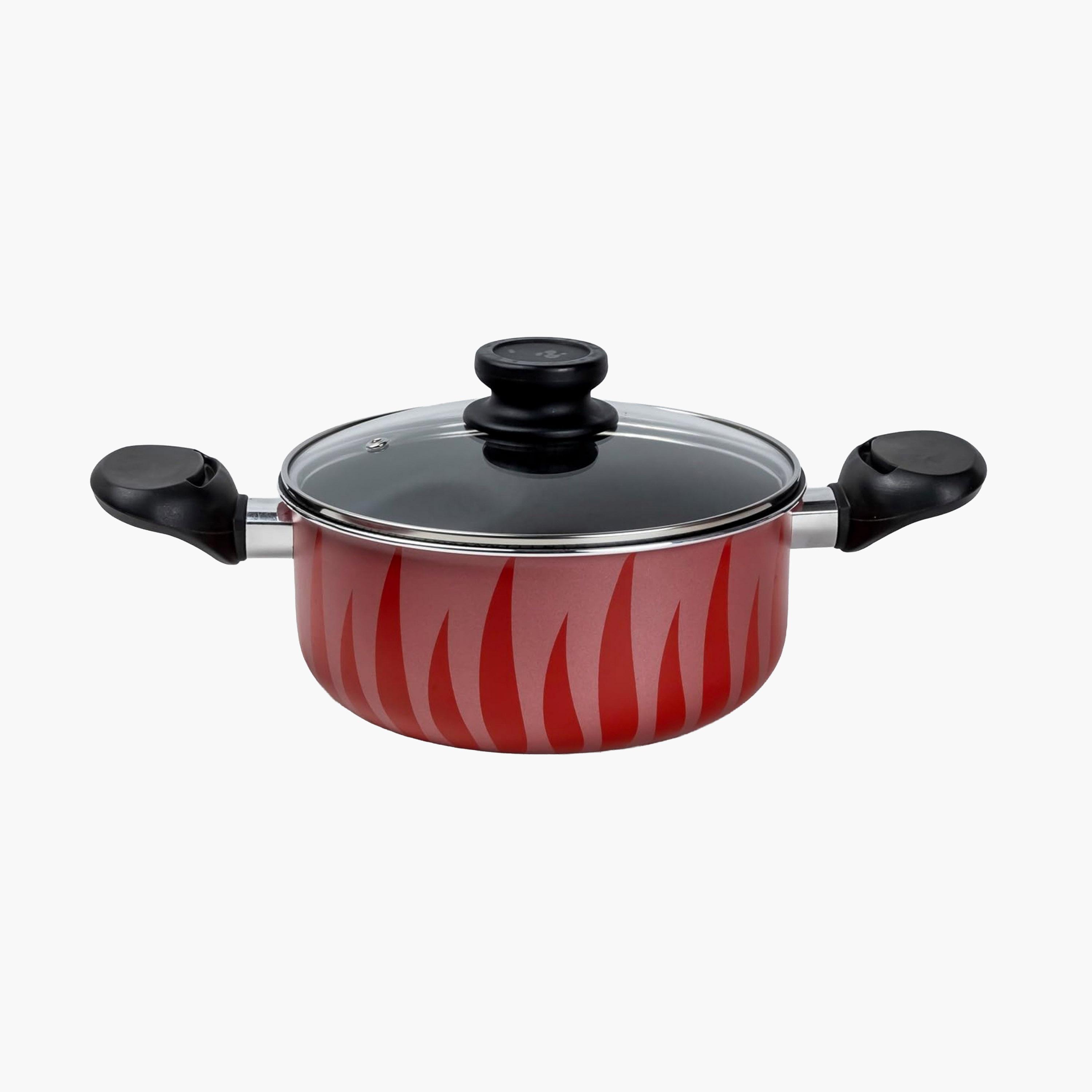 SENSTAN Red Flame Pattern Aluminium Cooking Pot-household-kitchen-cookware-potsandpans-image-2