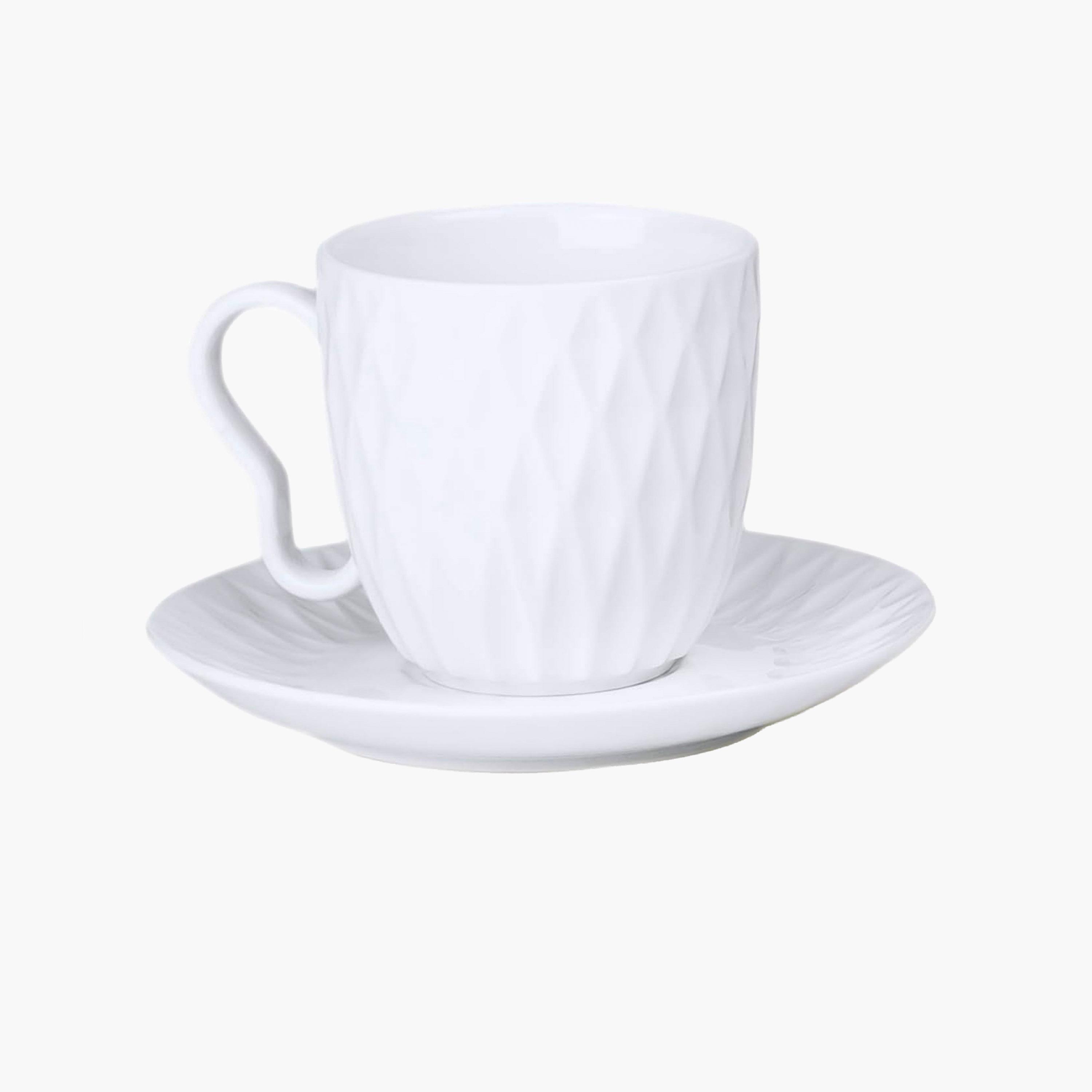 Shallow Elegant Porcelain Tea Coffee Cup Saucer Set-household-dining-teaandcoffee-teaandcoffeesets-image-2