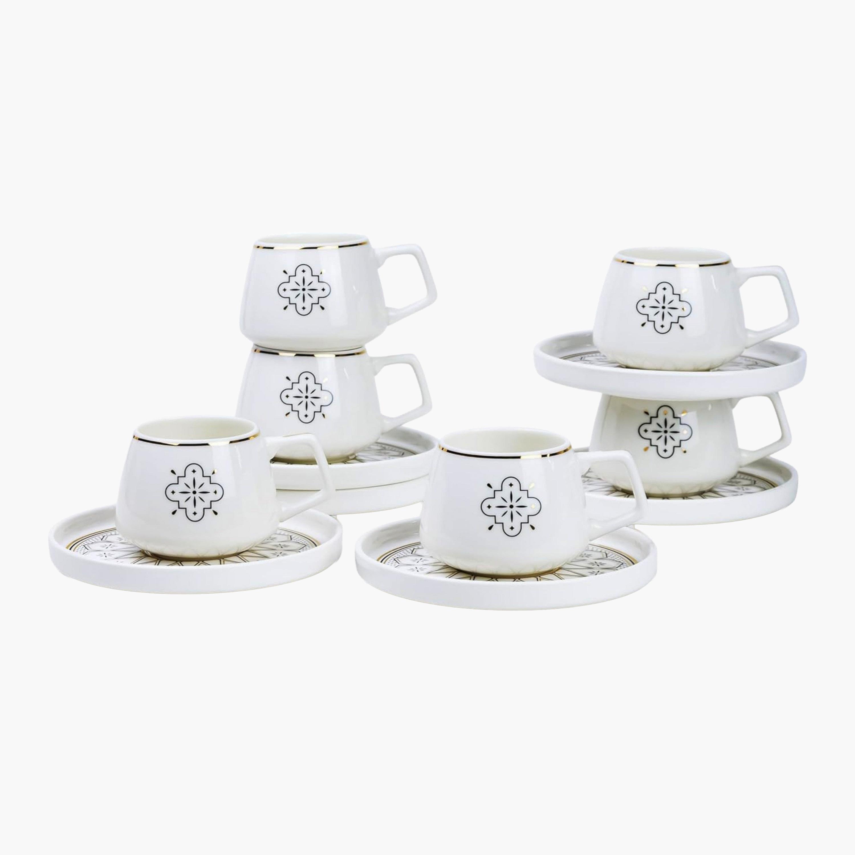 Shallow New Patterned New Bone China Coffee Set-household-dining-teaandcoffee-teaandcoffeesets-image-3