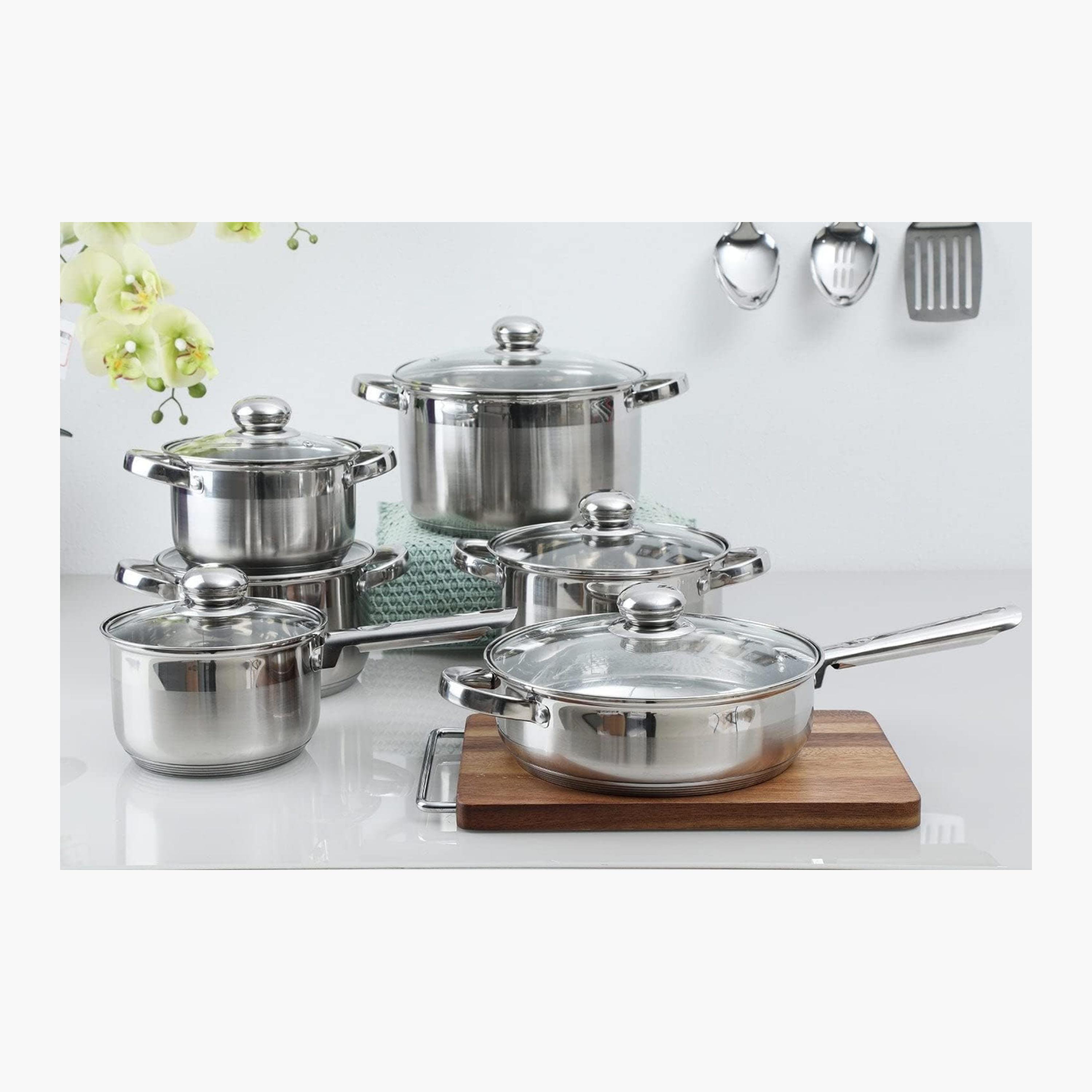 Wilson by Stainless Steel Cookware Set-household-kitchen-cookware-cookwareandsets-image-6