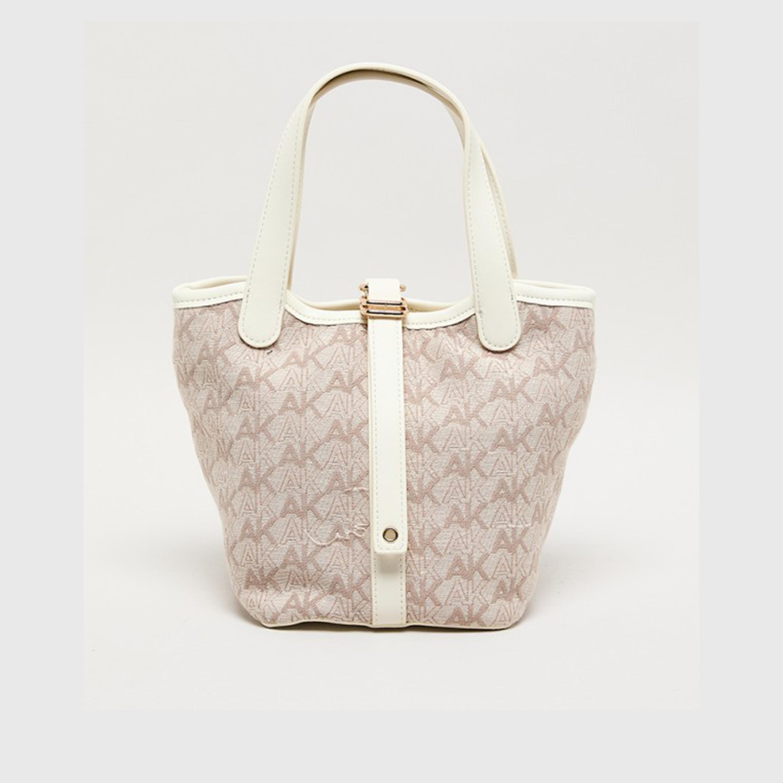 Anne Klein Monogram Top-Handle Tote Bag with Open Top-women-bagsandwallets-handbags-image-1