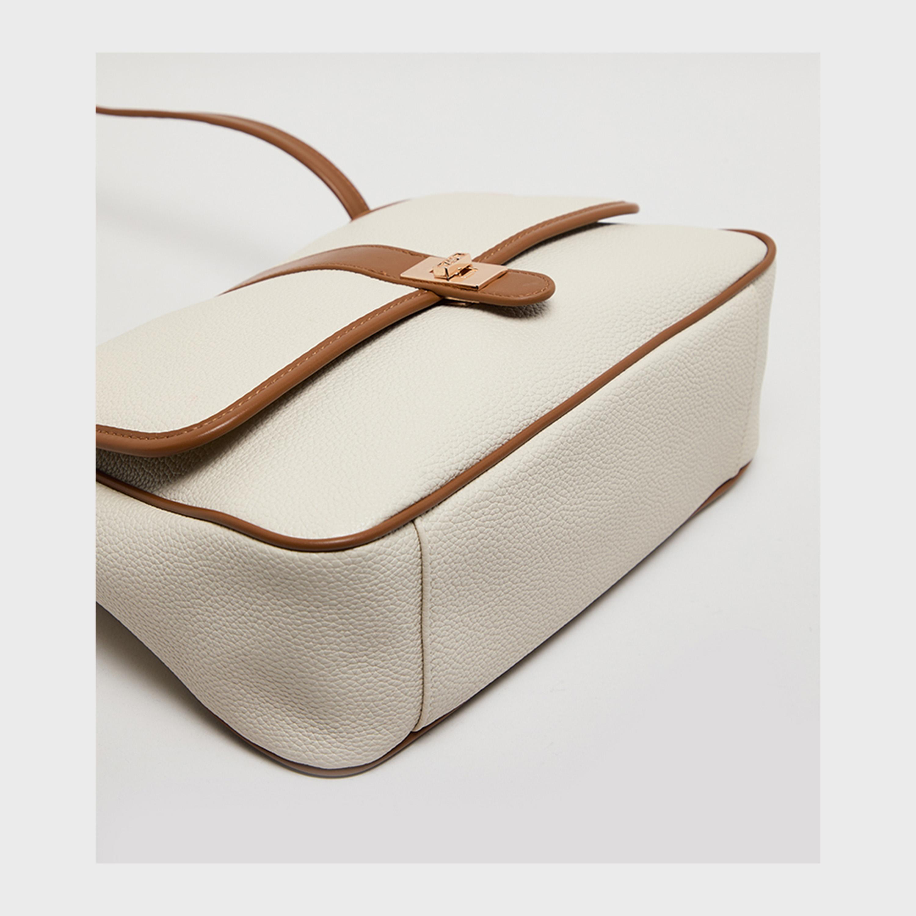 آن كلين - شنطة كتف بمقبض علوي وقفل دوار، بتصميم كتل الألوان-women-bagsandwallets-handbags-image-6