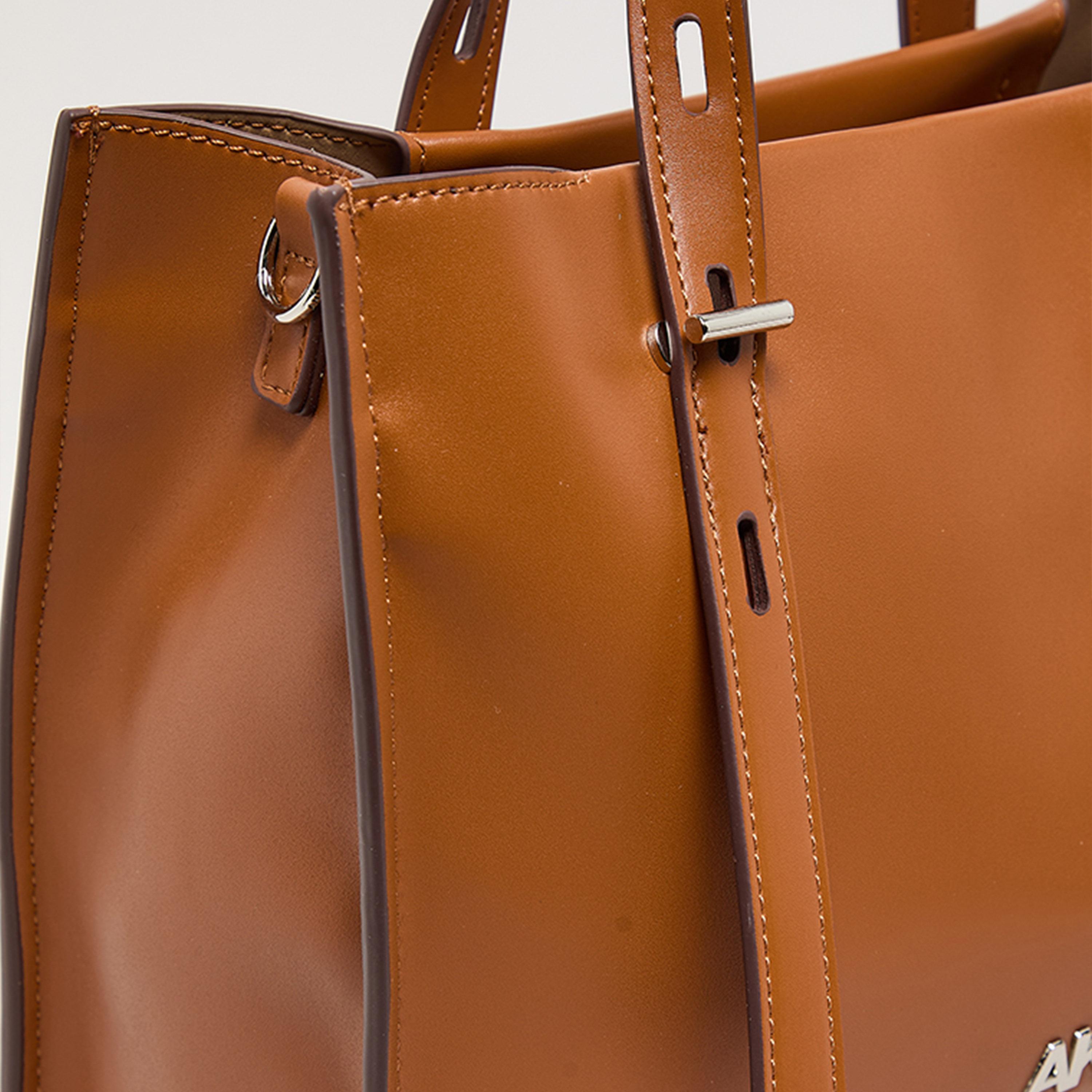Anne Klein Monogram Top-Handle Tote Bag with Zipper and Detachable Strap-women-bagsandwallets-handbags-image-4