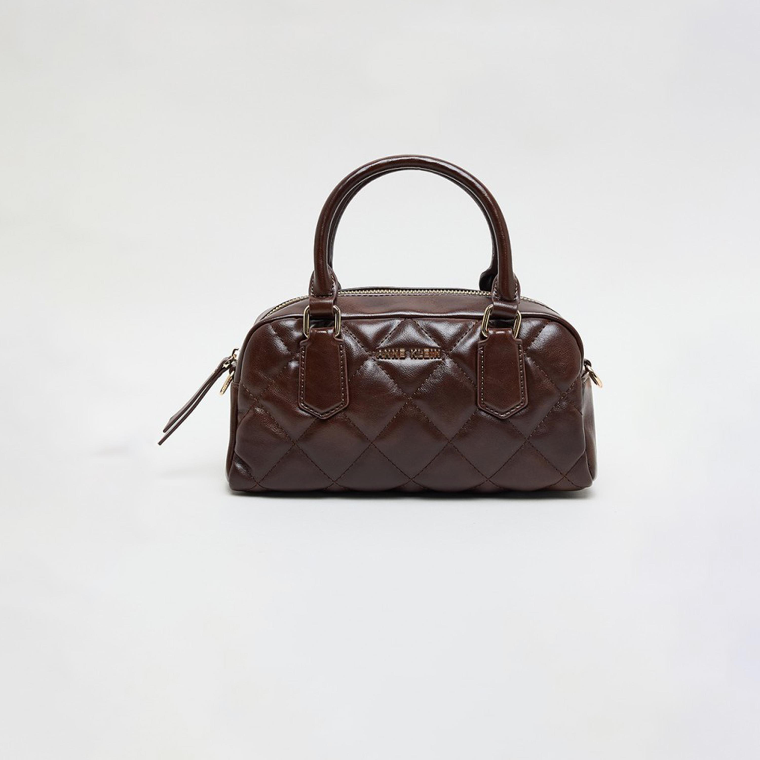 Anne Klein Quilted Top-Handle Satchel Bag with Zipper-women-bagsandwallets-handbags-image-1