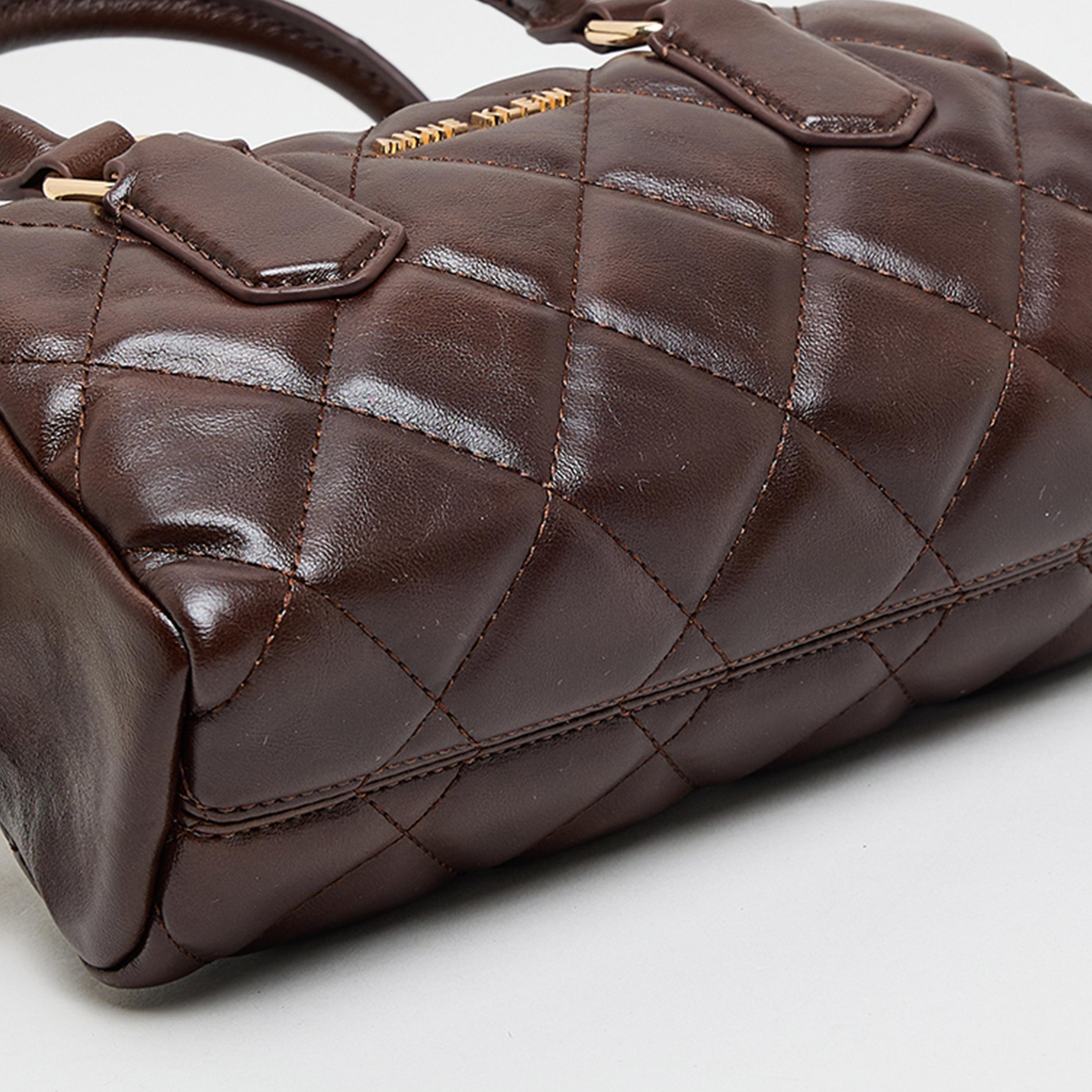 Anne Klein Quilted Top-Handle Satchel Bag with Zipper-women-bagsandwallets-handbags-image-6