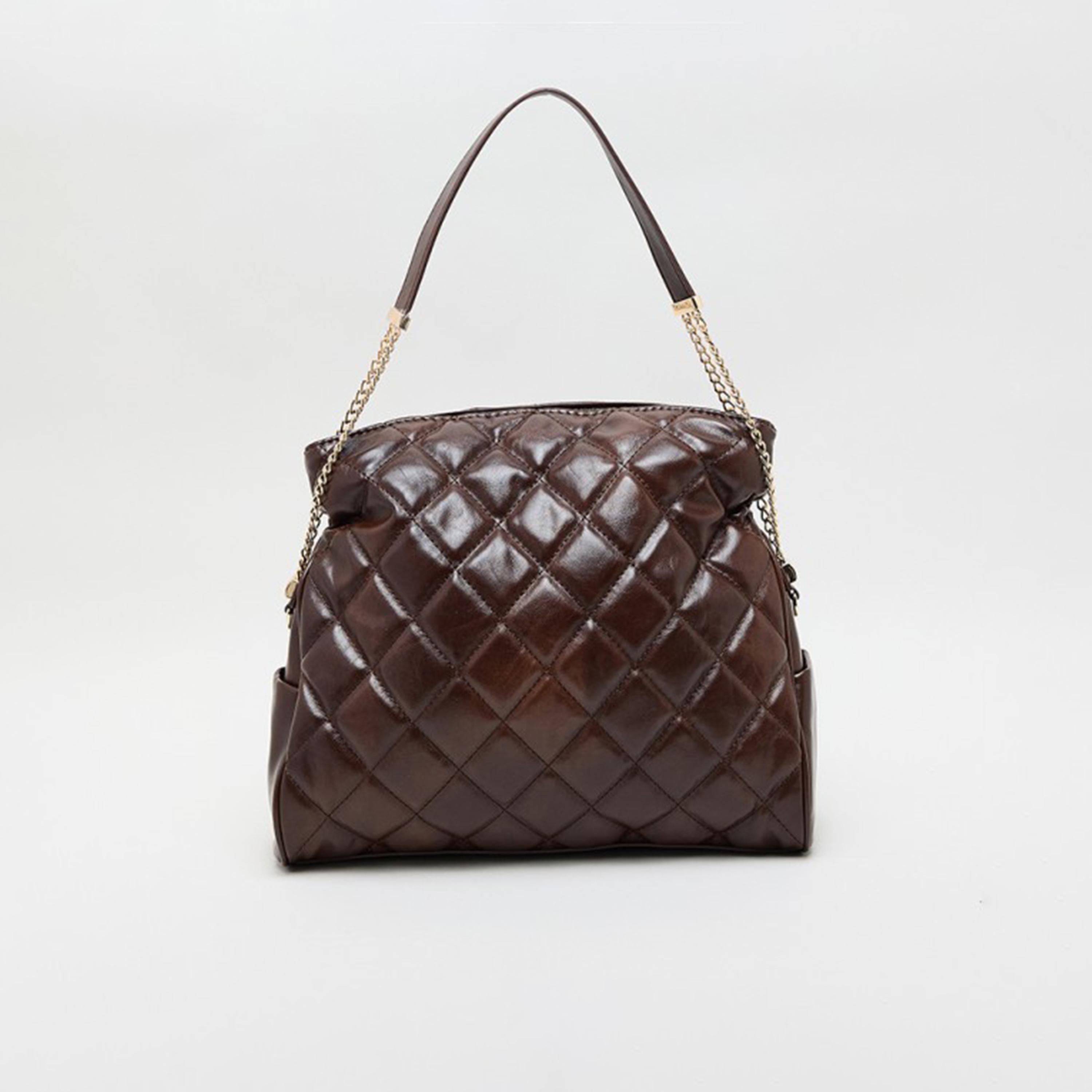 Anne Klein Quilted Top-Handle Tote Bag with Drawstring-women-bagsandwallets-handbags-image-1