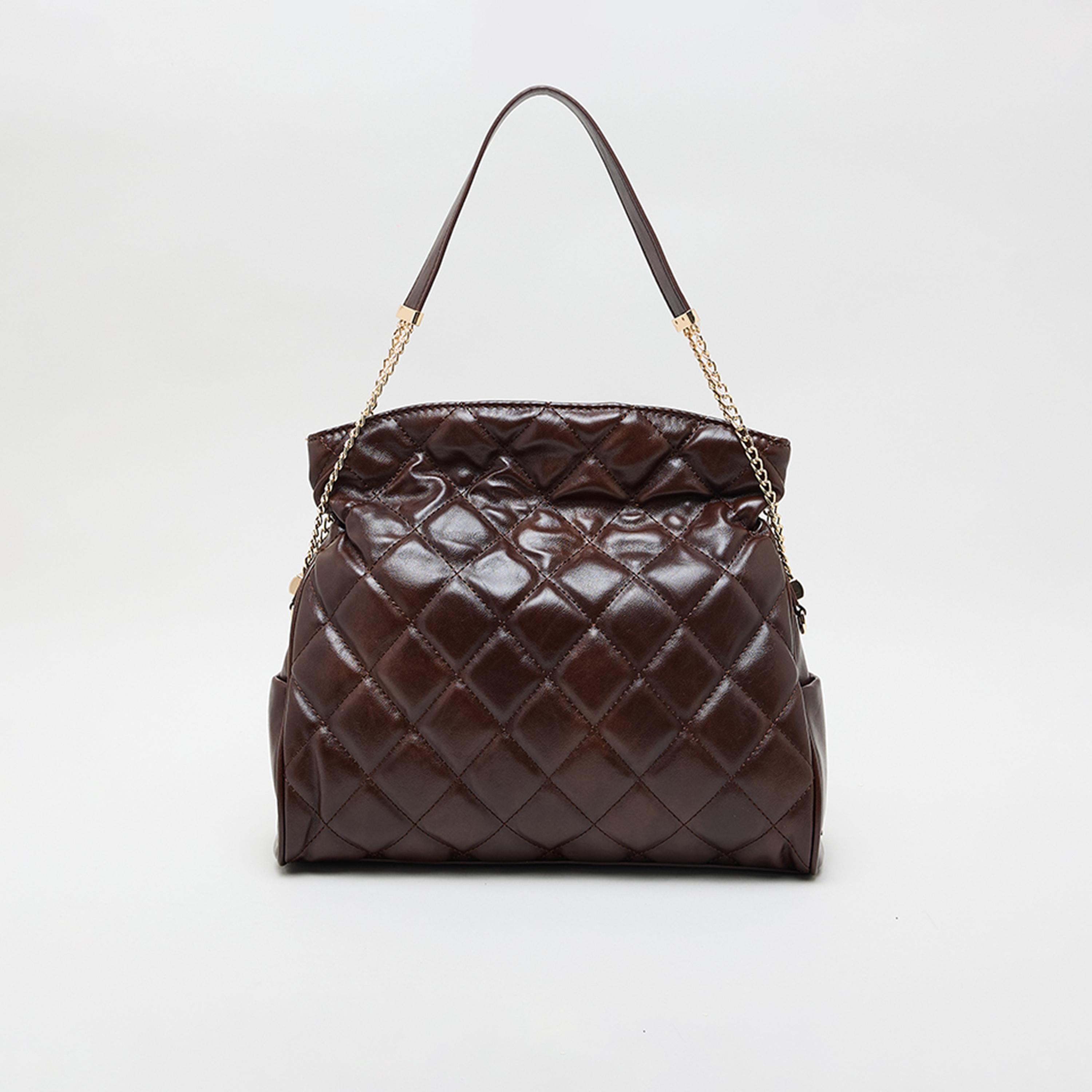 Anne Klein Quilted Top-Handle Tote Bag with Drawstring-women-bagsandwallets-handbags-image-3
