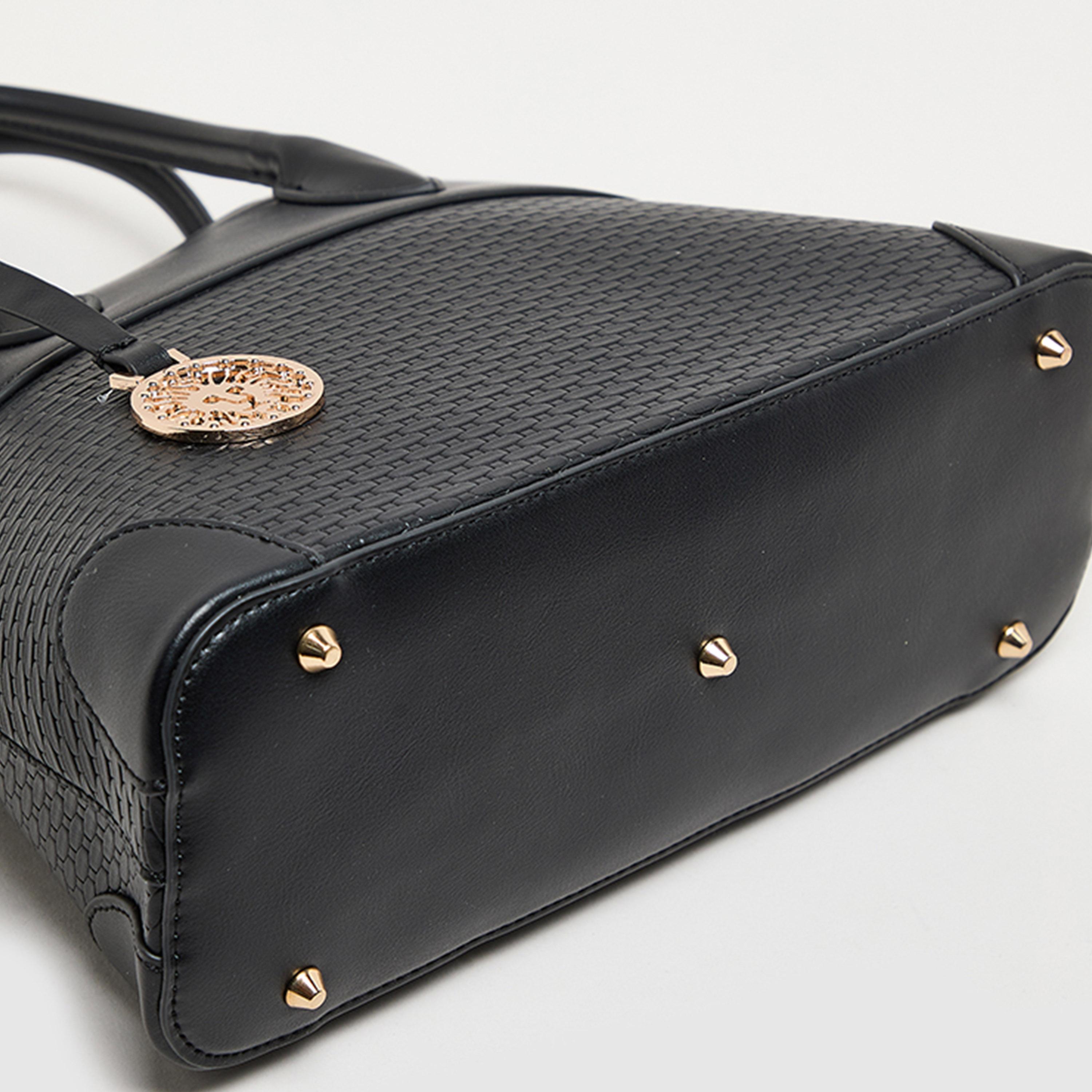 آن كلين - شنطة يد علوية مزخرفة بمقبض وسحاب-women-bagsandwallets-handbags-image-6
