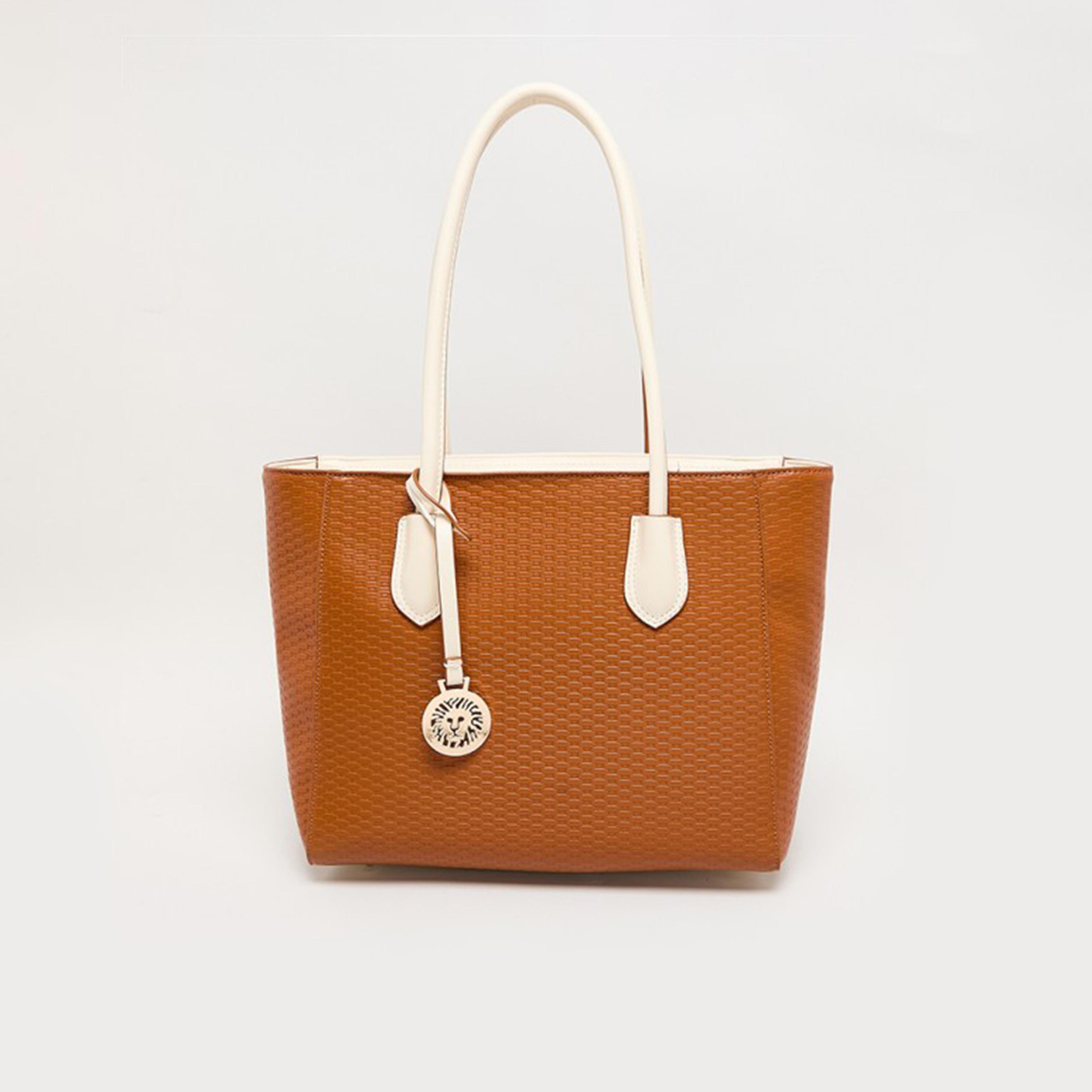 آن كلين - شنطة يد علوية مزخرفة بمقبض علوي وسحاب-women-bagsandwallets-handbags-image-1