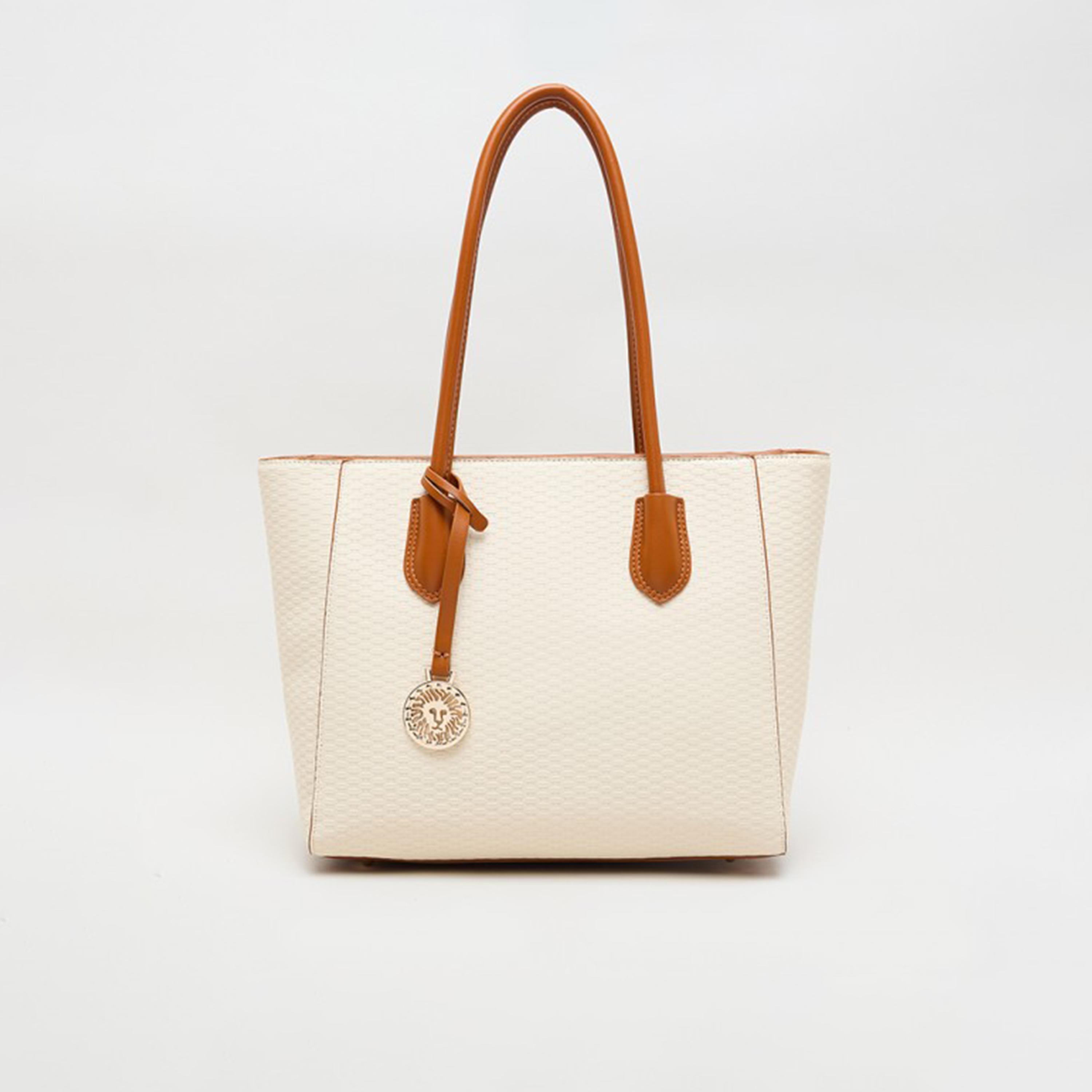 آن كلين - شنطة يد علوية مزخرفة بمقبض علوي وسحاب-women-bagsandwallets-handbags-image-1