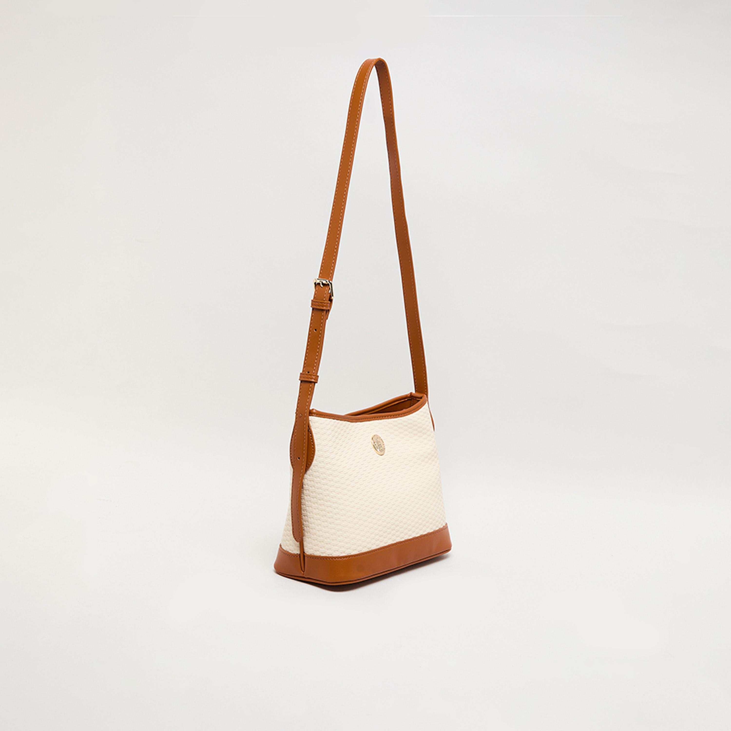 آن كلين - شنطة كروس منقوشة بسحاب وحزام قابل للتعديل-women-bagsandwallets-handbags-image-2