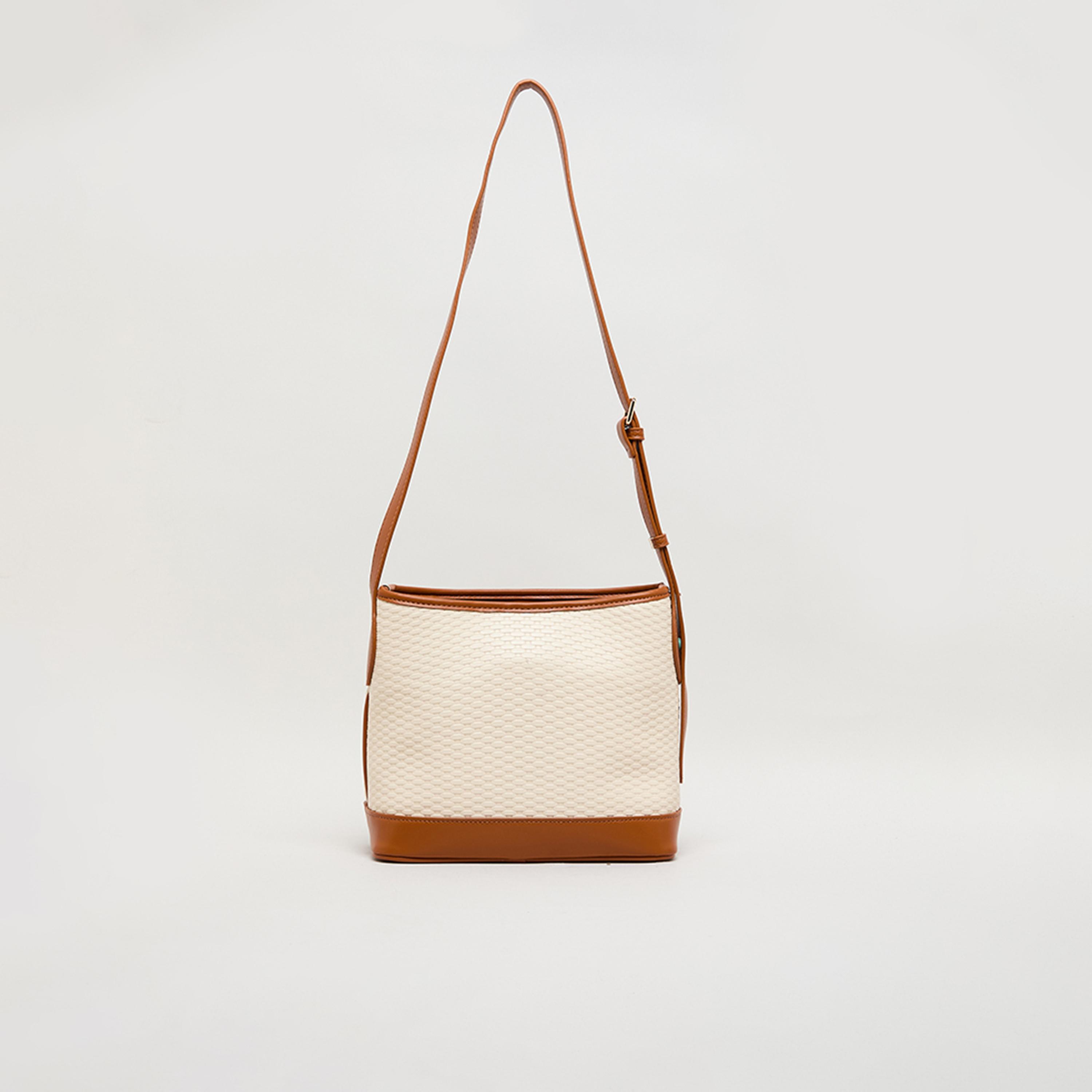 آن كلين - شنطة كروس منقوشة بسحاب وحزام قابل للتعديل-women-bagsandwallets-handbags-image-3