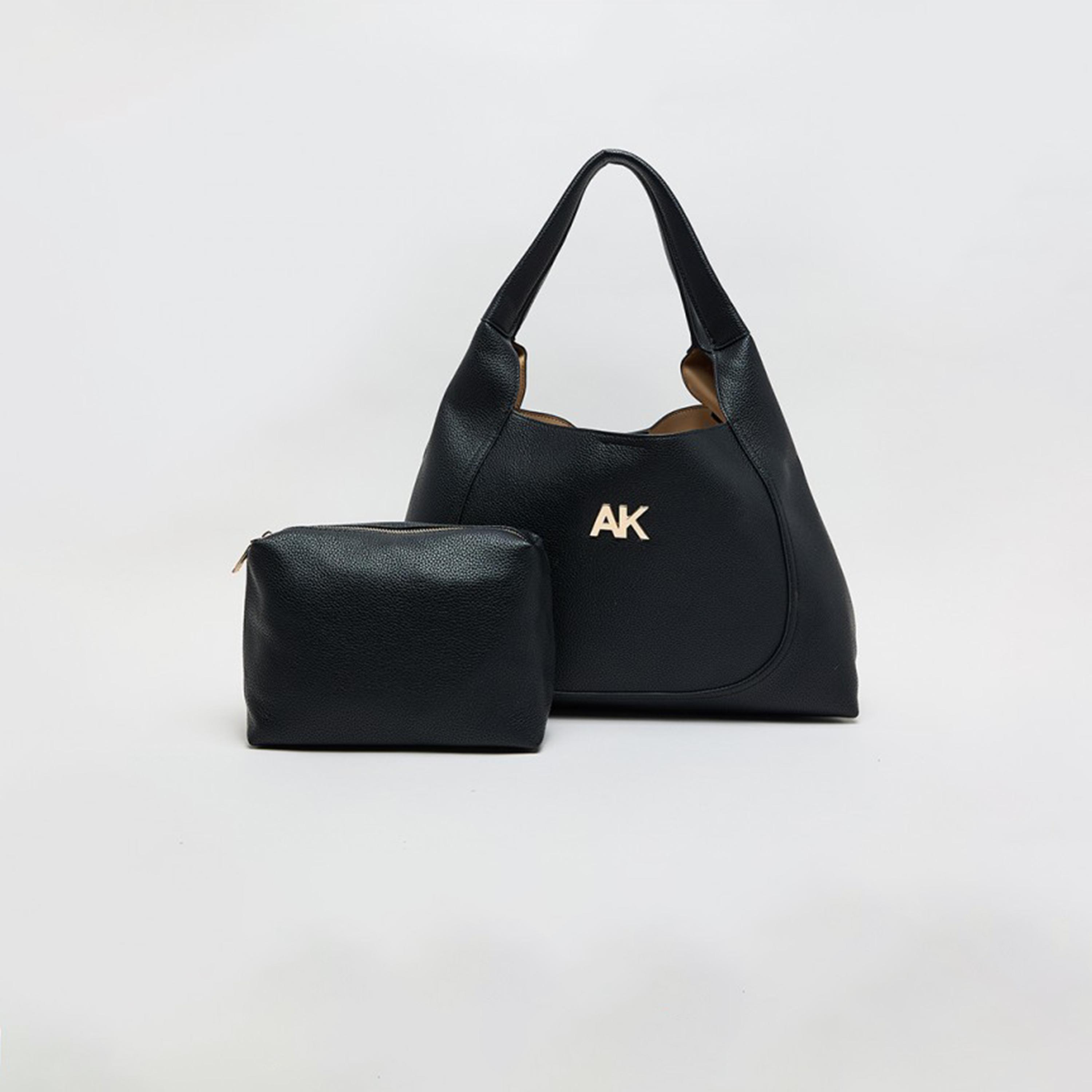 Anne Klein Monogram Double-Handle Tote Bag with Open Top-women-bagsandwallets-handbags-image-1