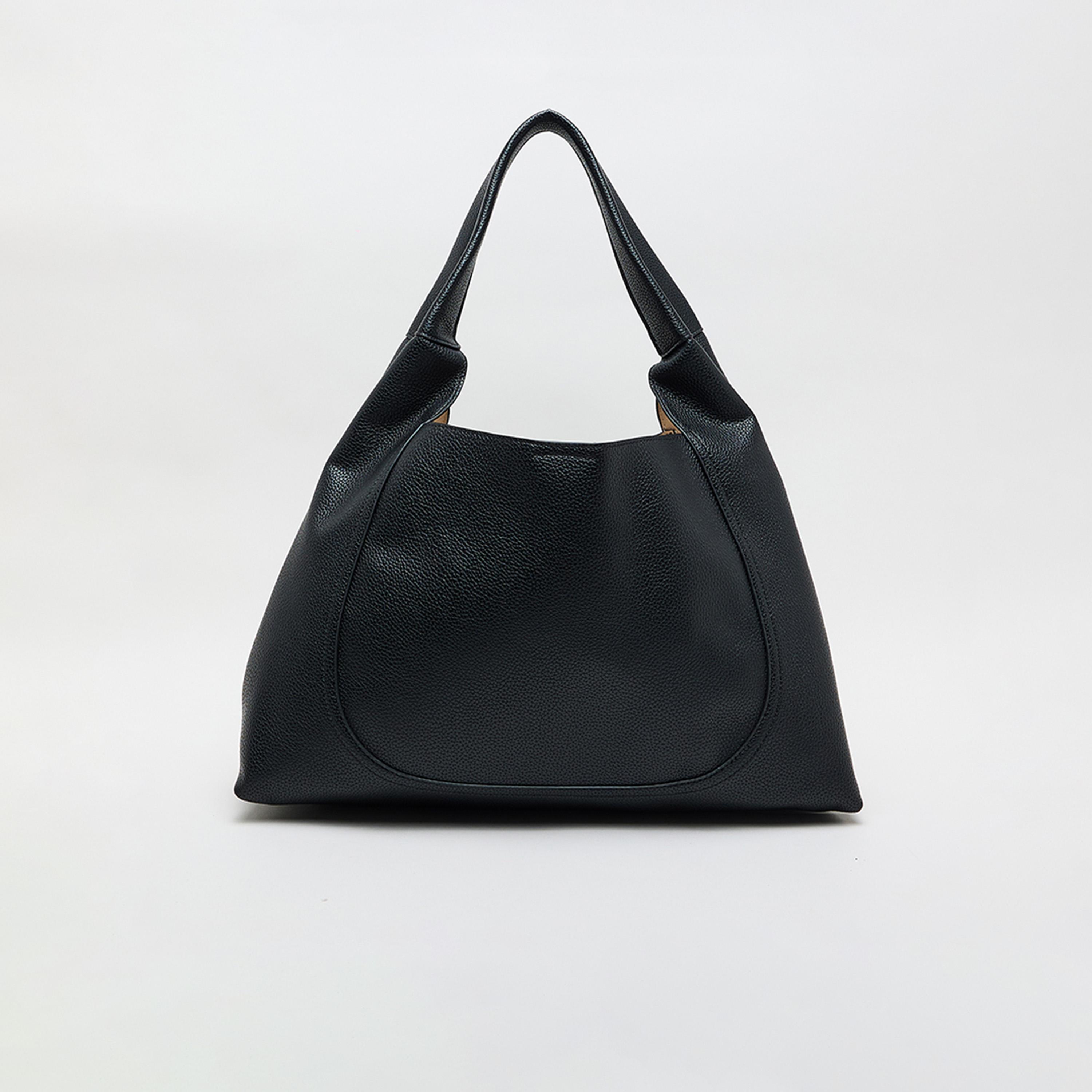 آن كلين - شنطة تسوق بمقبضين وشعار مونوجرام مع فتحة علوية-women-bagsandwallets-handbags-image-4