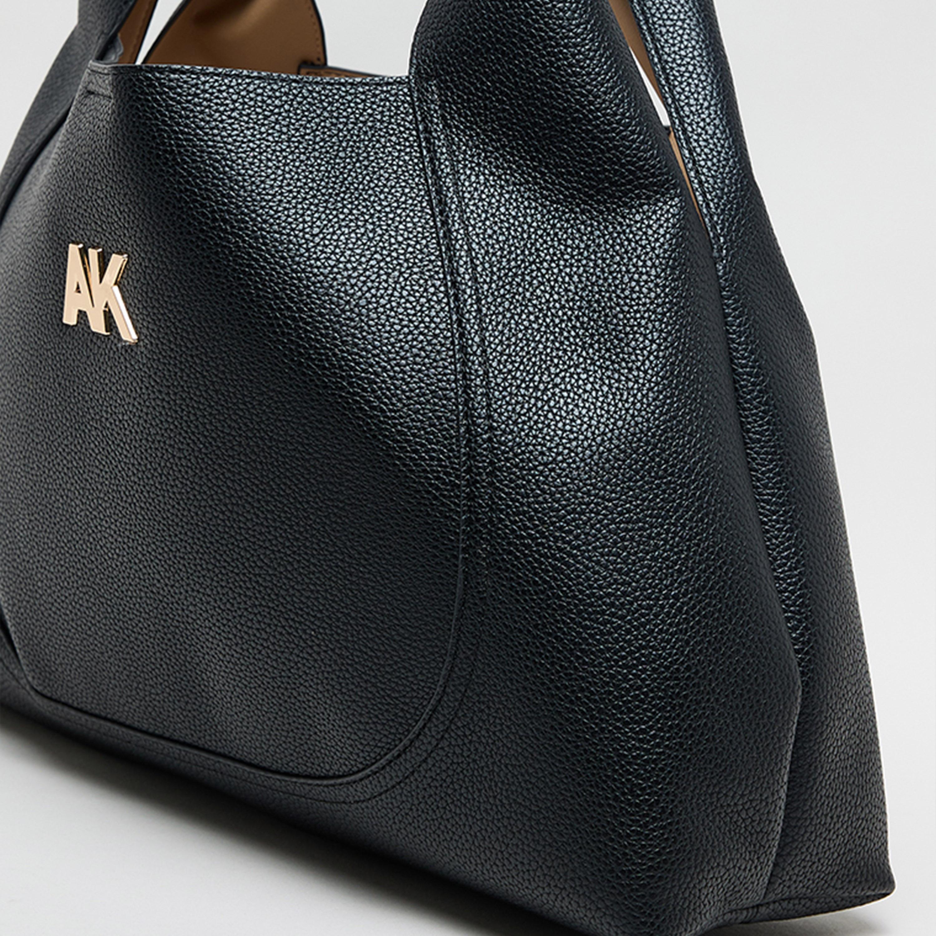 آن كلين - شنطة تسوق بمقبضين وشعار مونوجرام مع فتحة علوية-women-bagsandwallets-handbags-image-5
