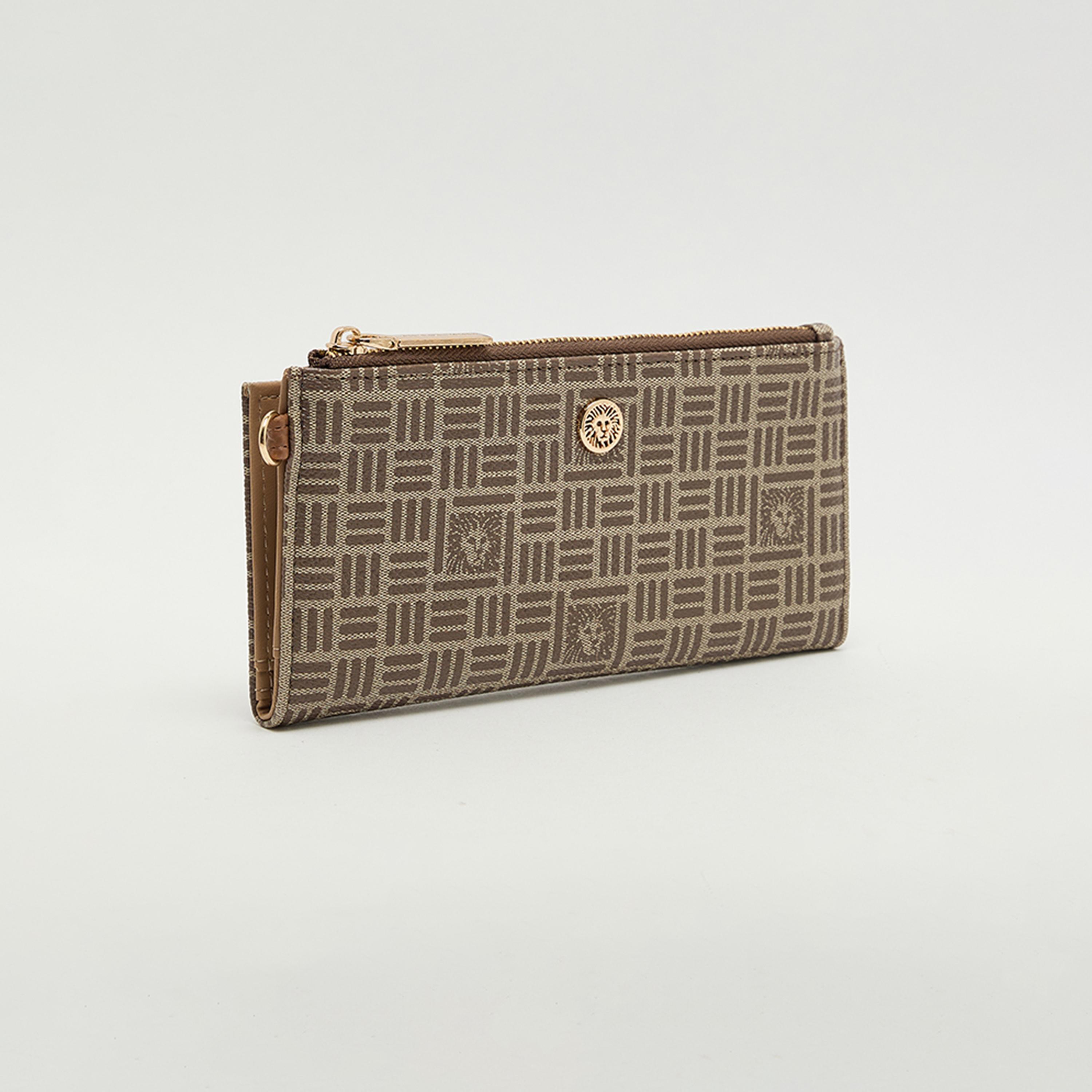 Anne Klein Monogram Wallet with Zipper-women-bagsandwallets-wallets-image-2