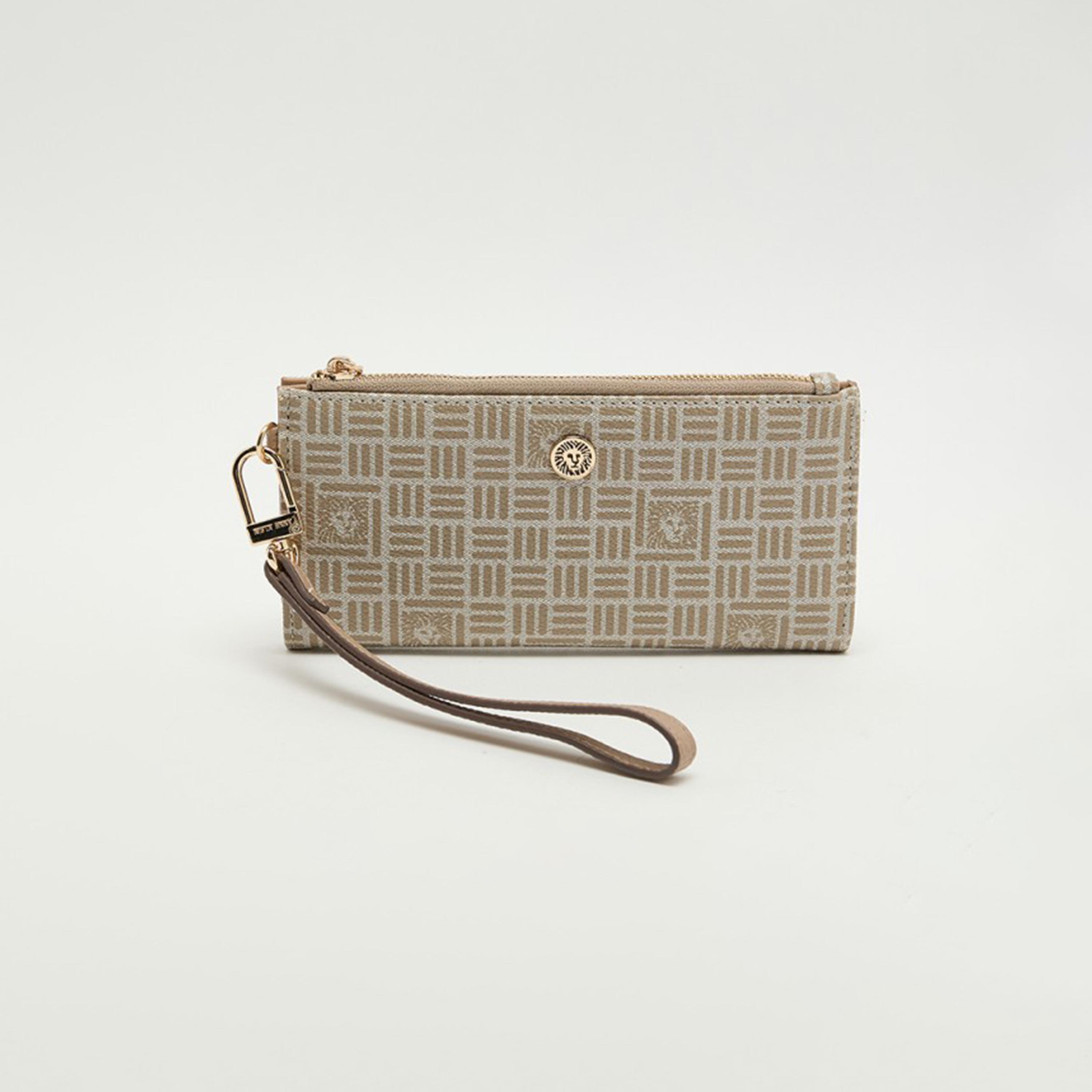 Anne Klein Monogram Wallet with Zipper-women-bagsandwallets-wallets-image-1