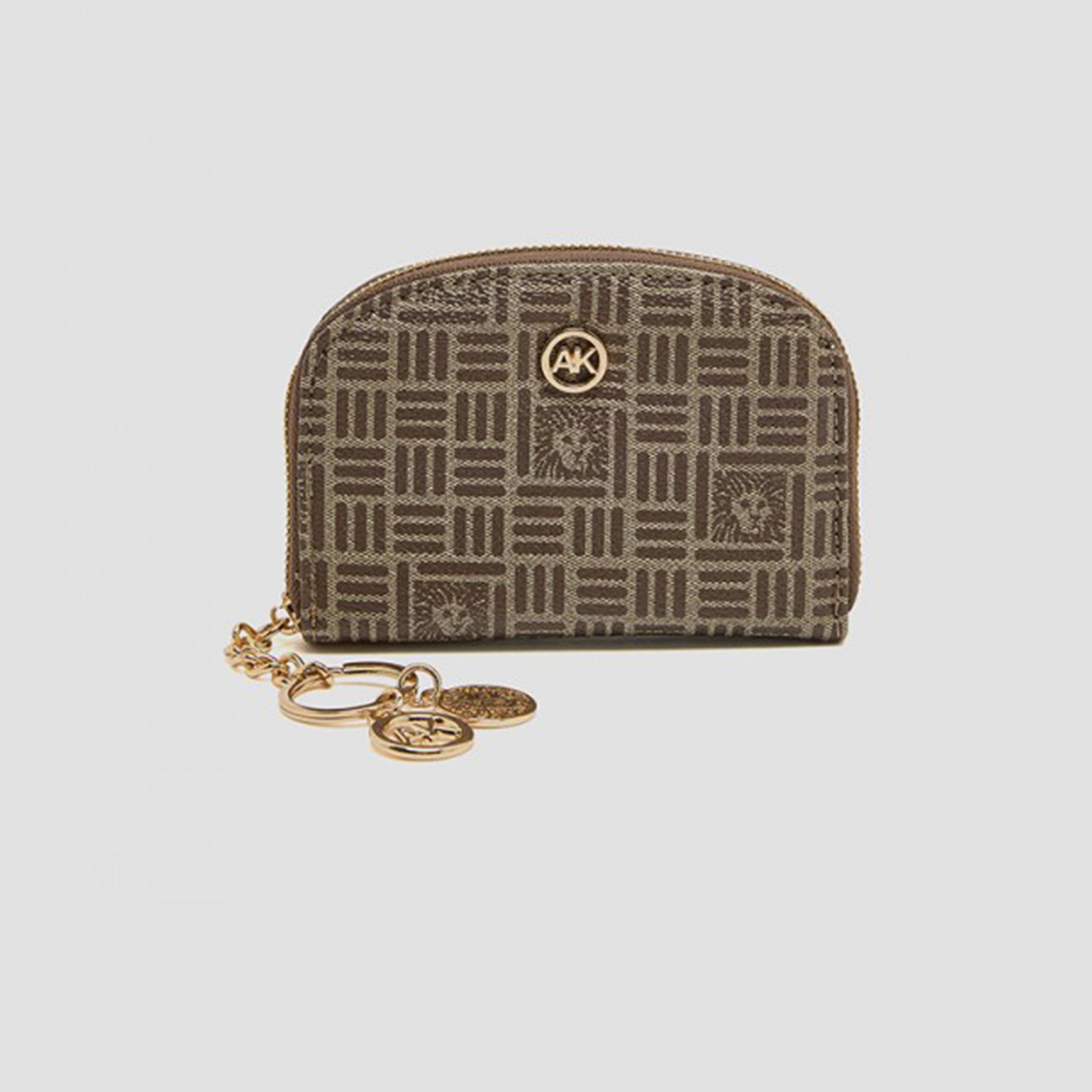 Anne Klein Monogram Cardholder with Zipper-women-bagsandwallets-wallets-image-1