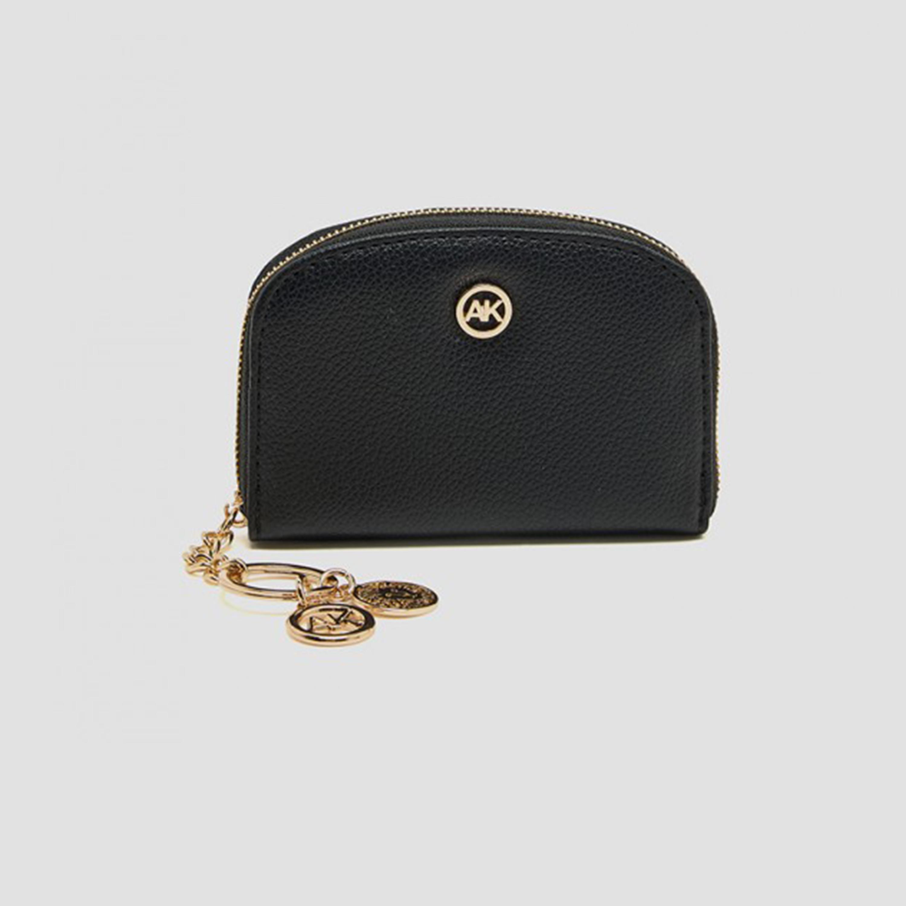 Anne Klein Textured Cardholder with Zipper-women-bagsandwallets-wallets-image-1