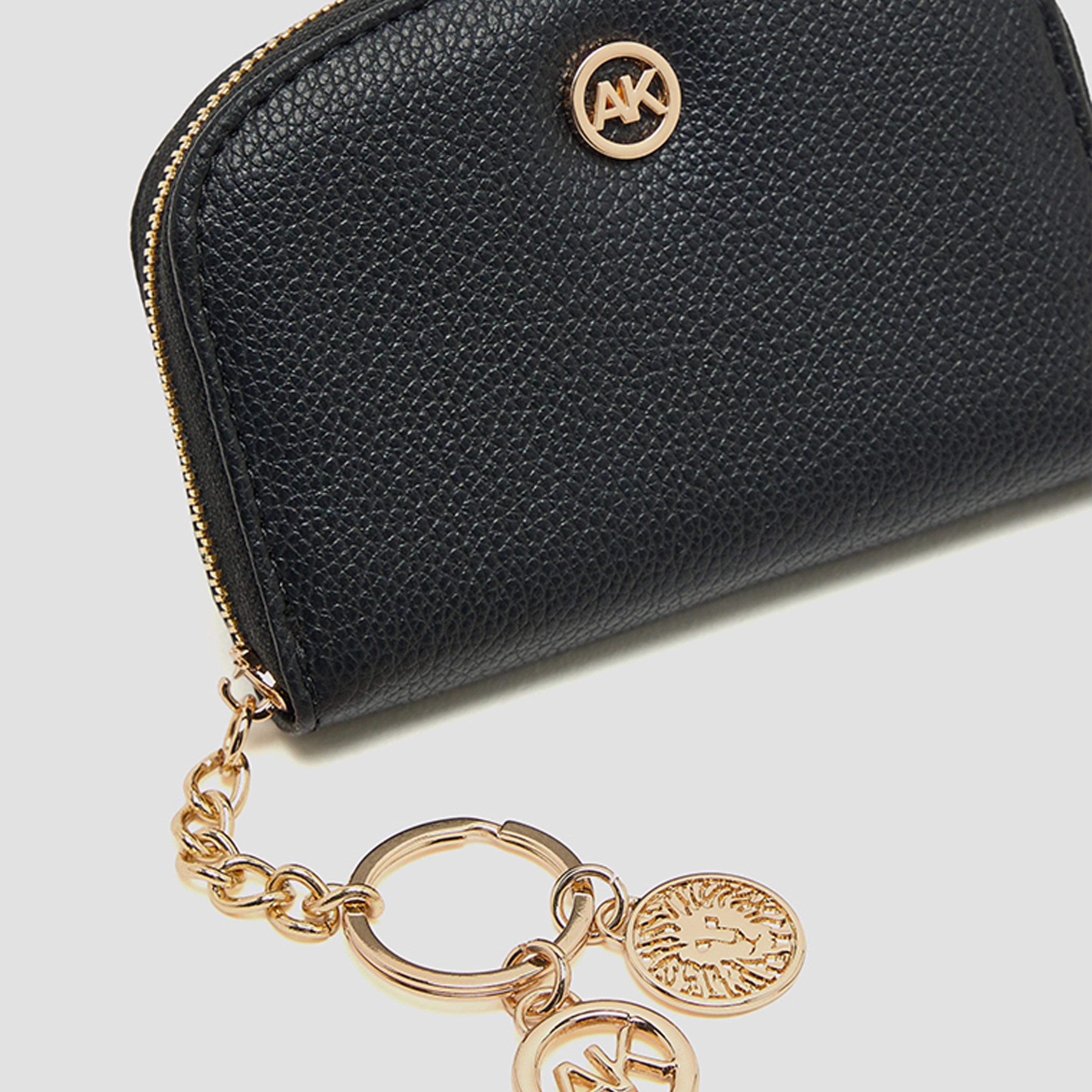 Anne Klein Textured Cardholder with Zipper-women-bagsandwallets-wallets-image-4