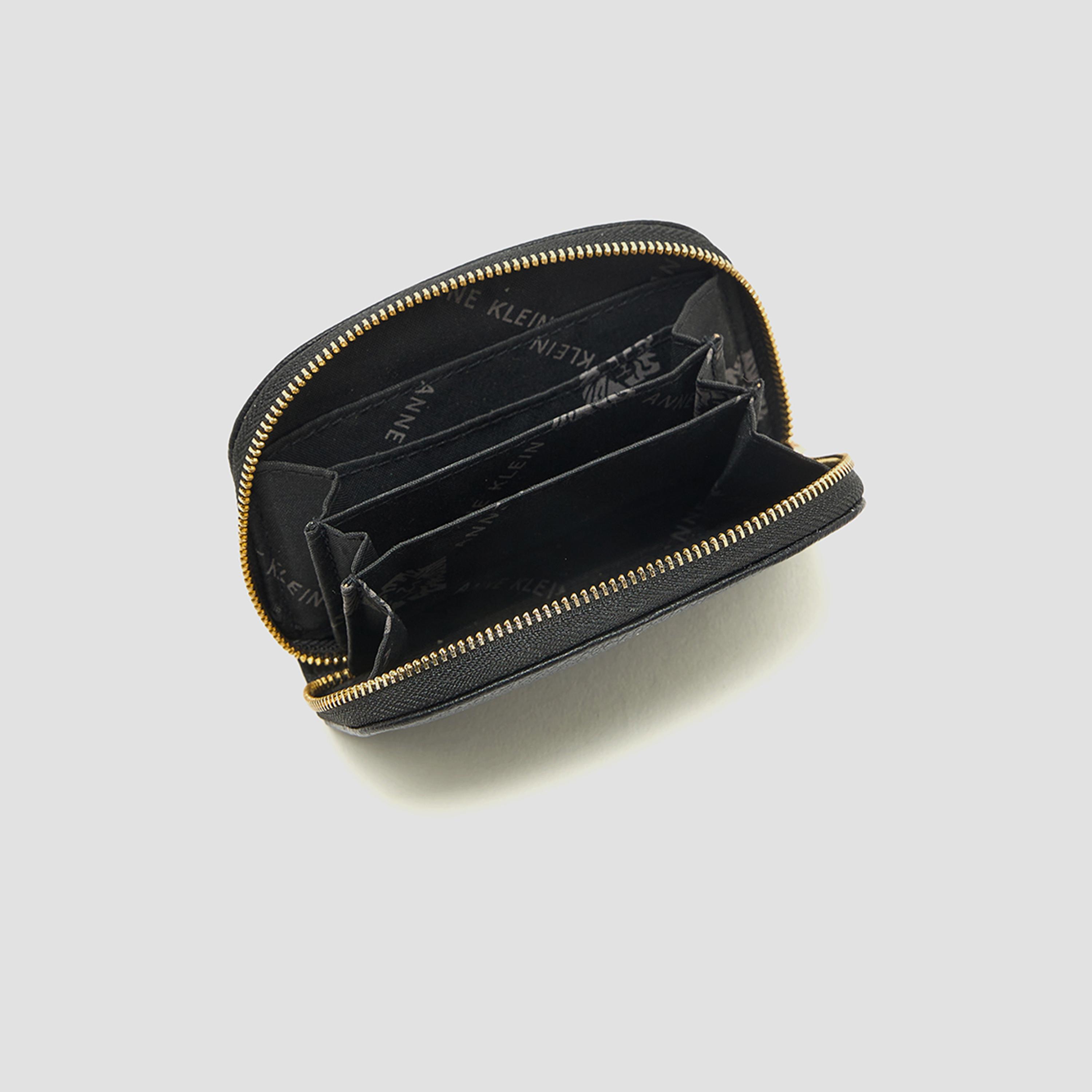 Anne Klein Textured Cardholder with Zipper-women-bagsandwallets-wallets-image-5
