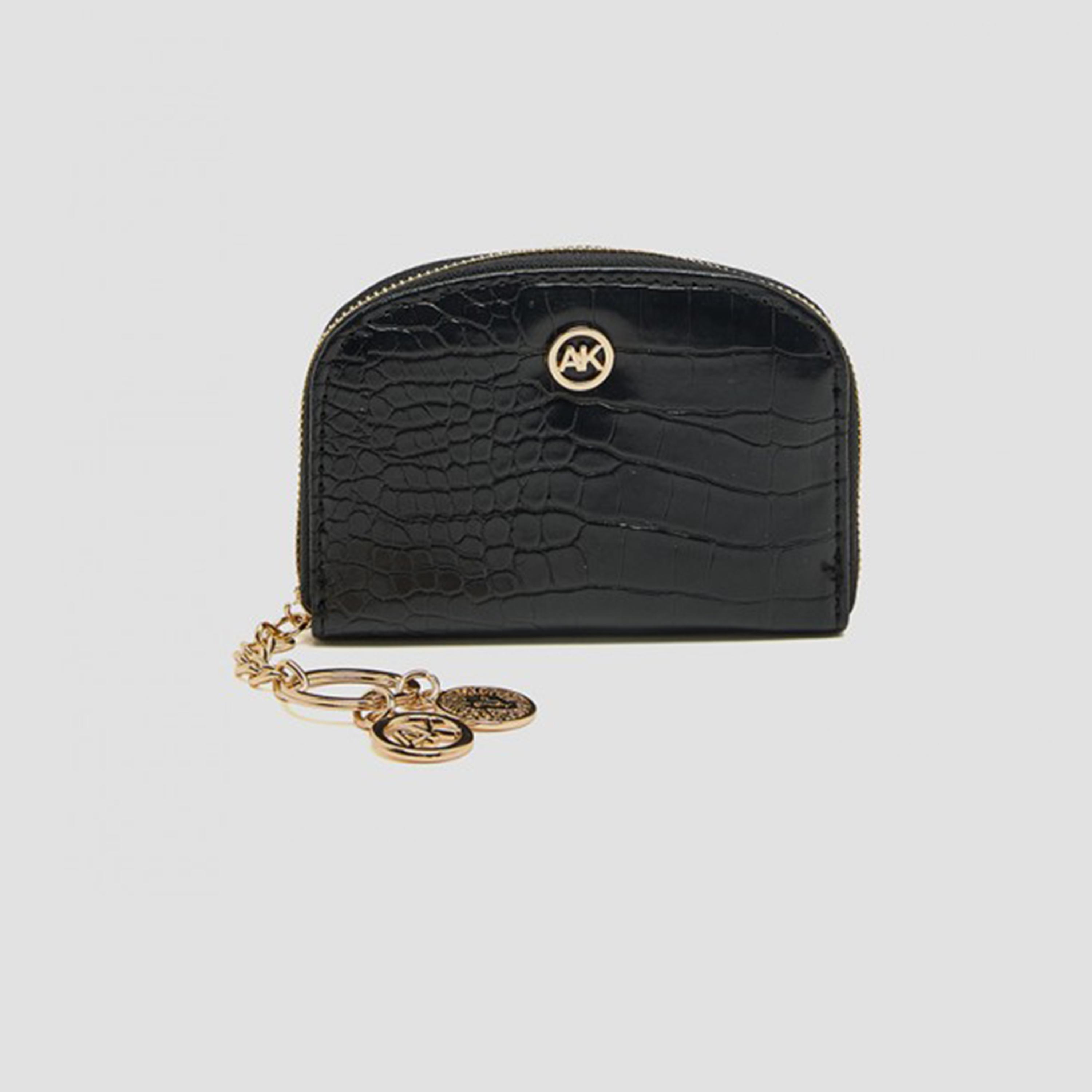 Anne Klein Textured Cardholder with Zipper-women-bagsandwallets-wallets-image-1