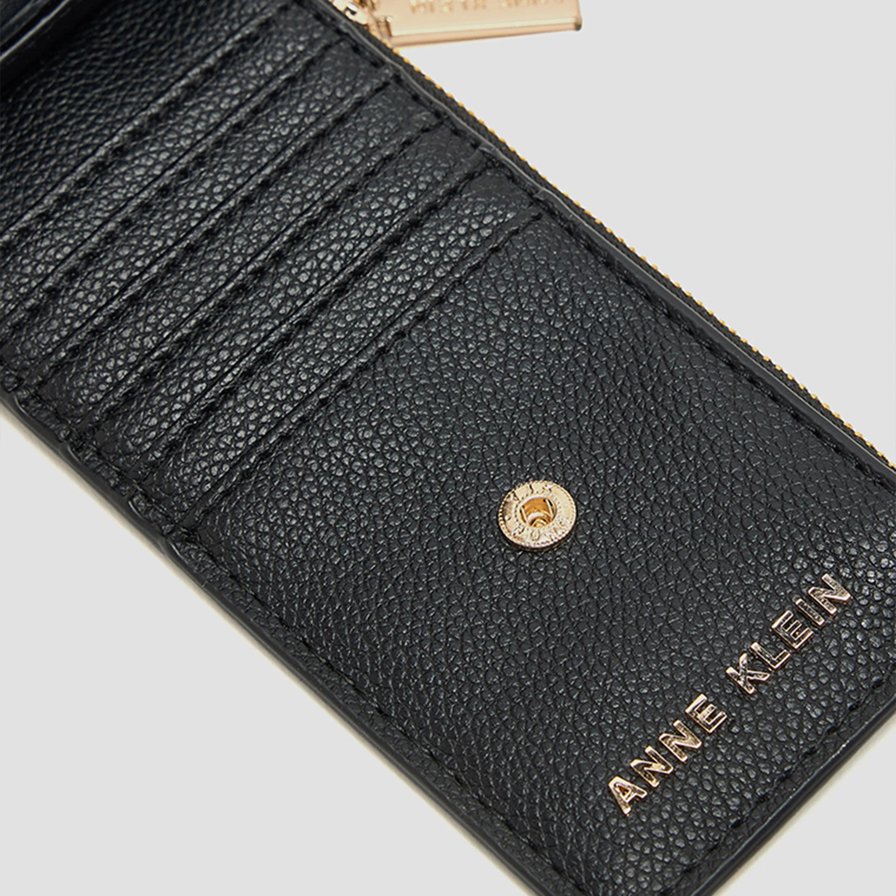 Anne Klein Textured Wallet with Zipper-women-bagsandwallets-wallets-image-4