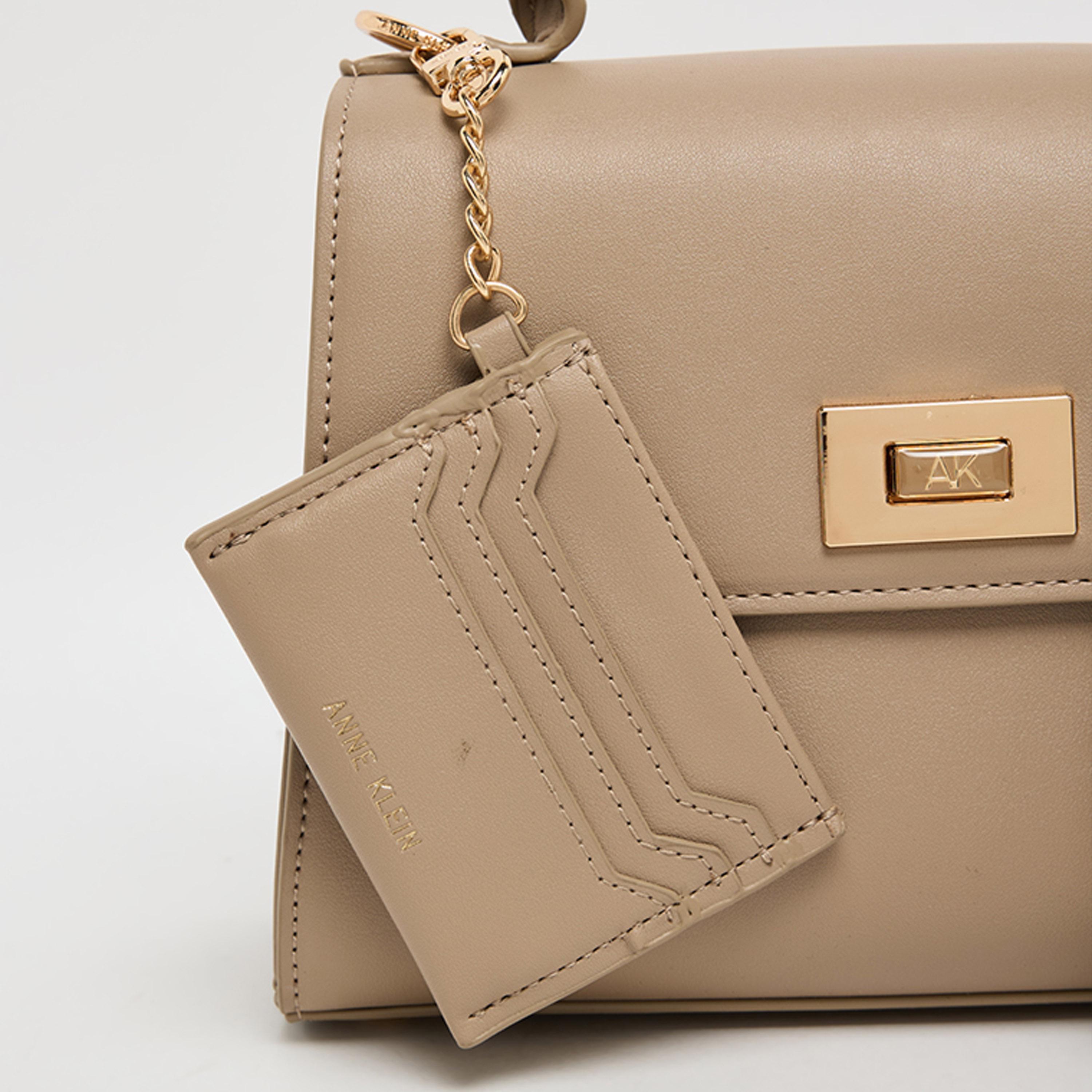 آن كلين - تفاصيل التصميم: شنطة يد بمقبض علوي وقفل دوار-women-bagsandwallets-handbags-image-5
