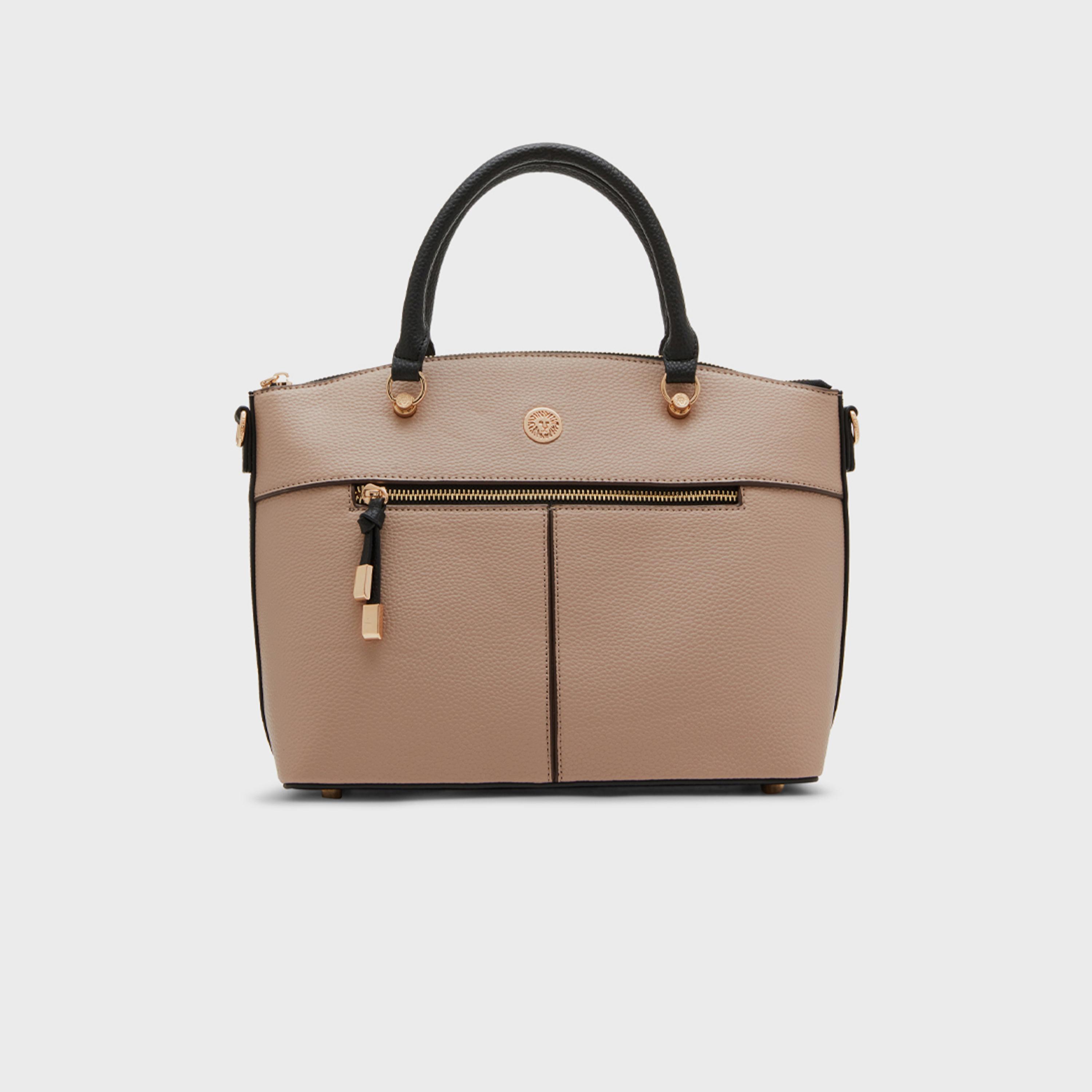 آن كلين - شنطة كتف مزدوجة المقبض ذات ملمس مميز، بسحاب وحزام قابل للإزالة-women-bagsandwallets-handbags-image-3