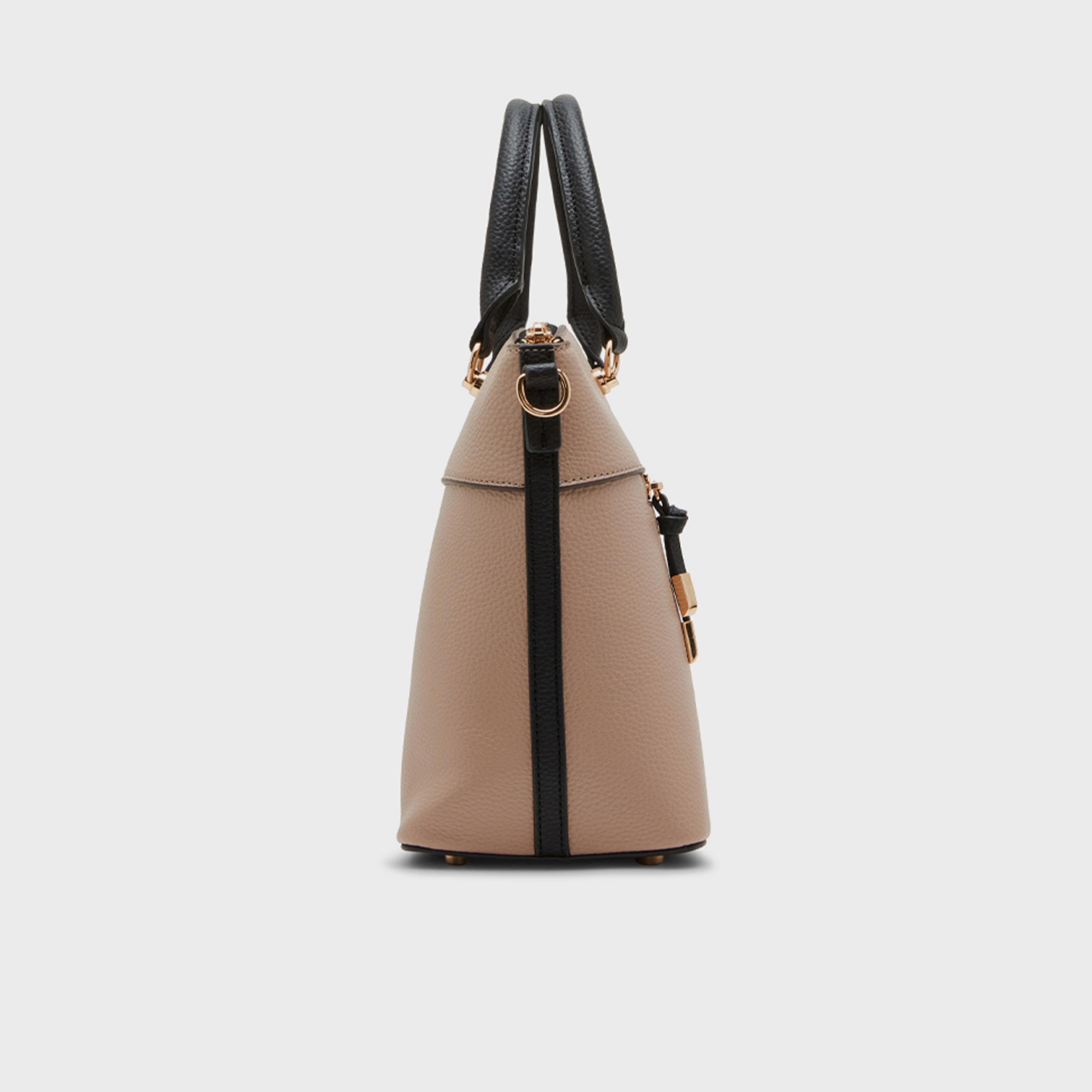 آن كلين - شنطة كتف مزدوجة المقبض ذات ملمس مميز، بسحاب وحزام قابل للإزالة-women-bagsandwallets-handbags-image-4