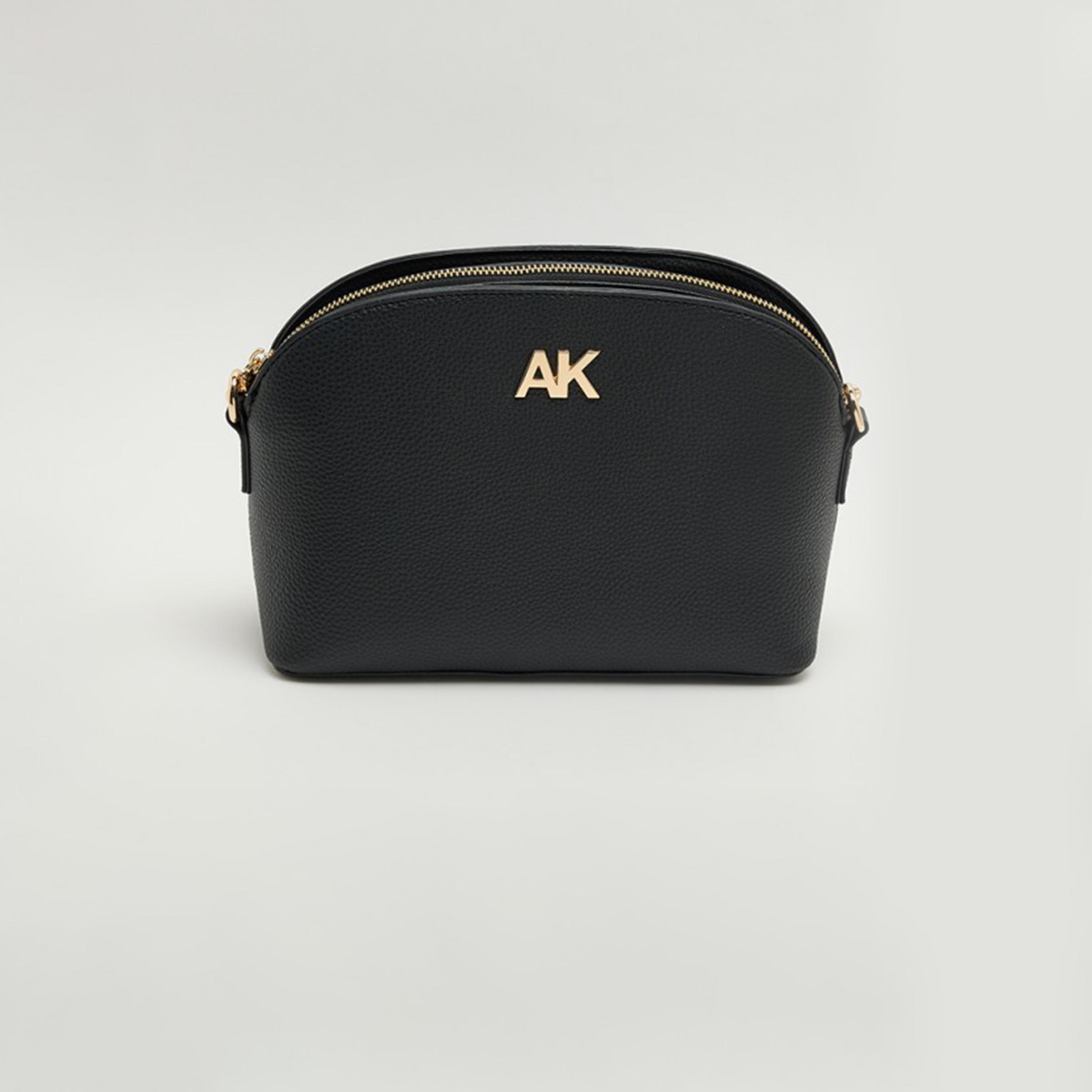 Anne Klein Textured Crossbody Bag with Zipper and Adjustable Strap-women-bagsandwallets-handbags-image-1
