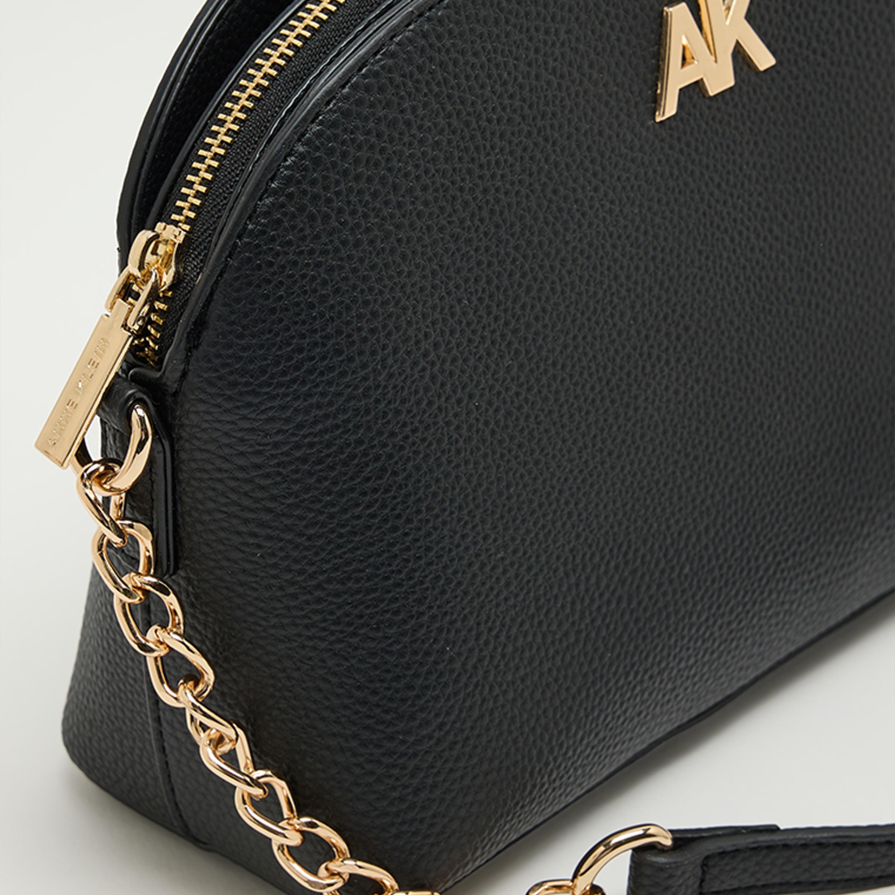 Anne Klein Textured Crossbody Bag with Zipper and Adjustable Strap-women-bagsandwallets-handbags-image-5