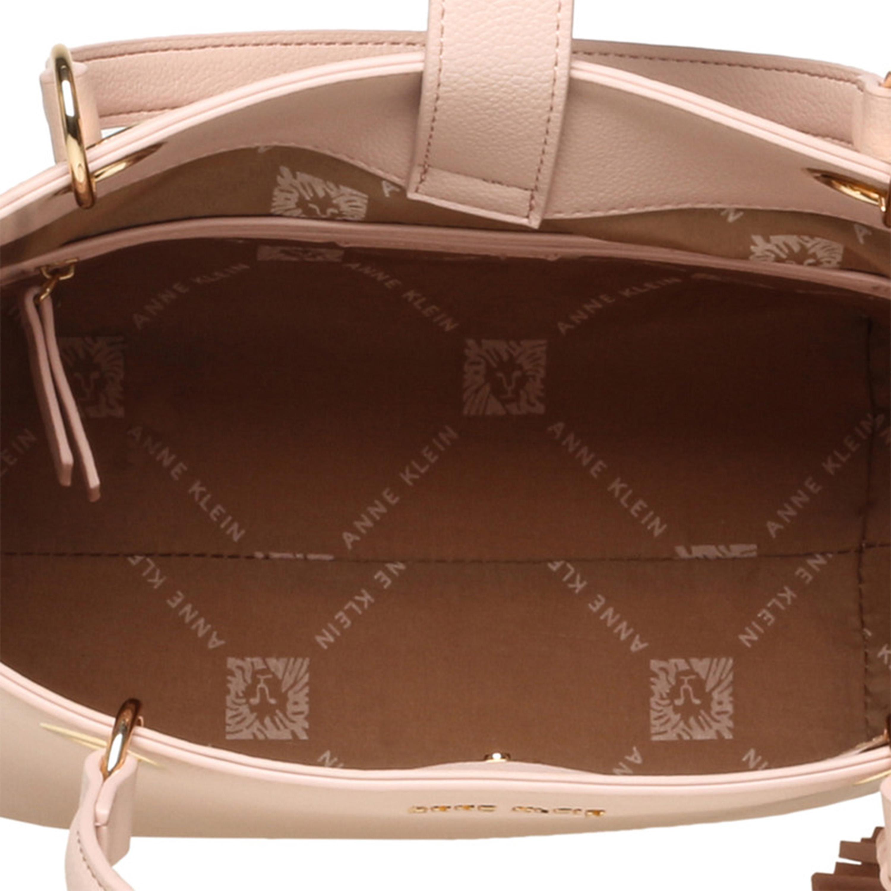 آن كلين - شنطة كتف مزينة بمقبضين وإغلاق مغناطيسي وحزام قابل للإزالة-women-bagsandwallets-handbags-image-5