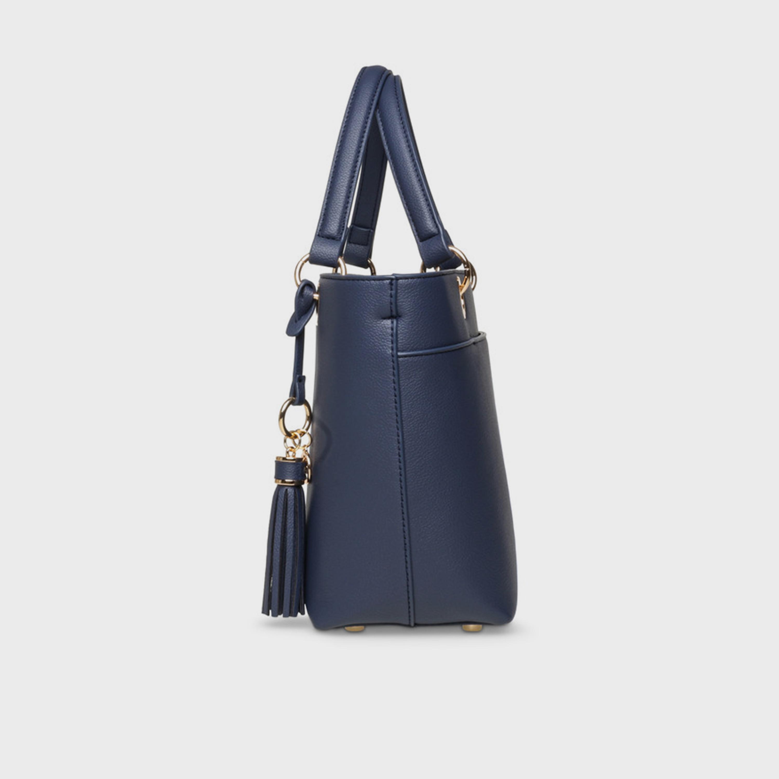 آن كلين - شنطة كتف مزينة بمقبضين وإغلاق مغناطيسي وحزام قابل للإزالة-women-bagsandwallets-handbags-image-3