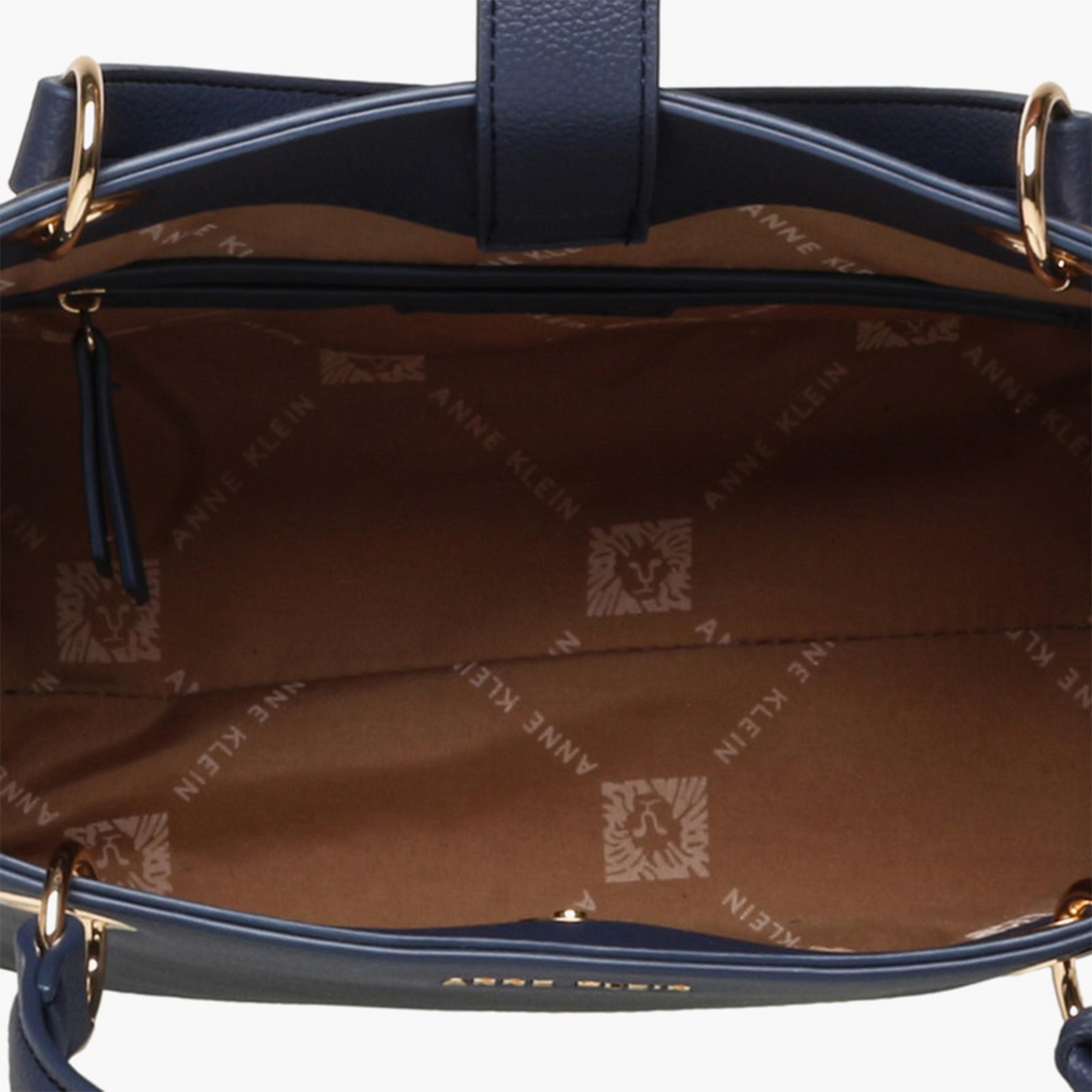 آن كلين - شنطة كتف مزينة بمقبضين وإغلاق مغناطيسي وحزام قابل للإزالة-women-bagsandwallets-handbags-image-4