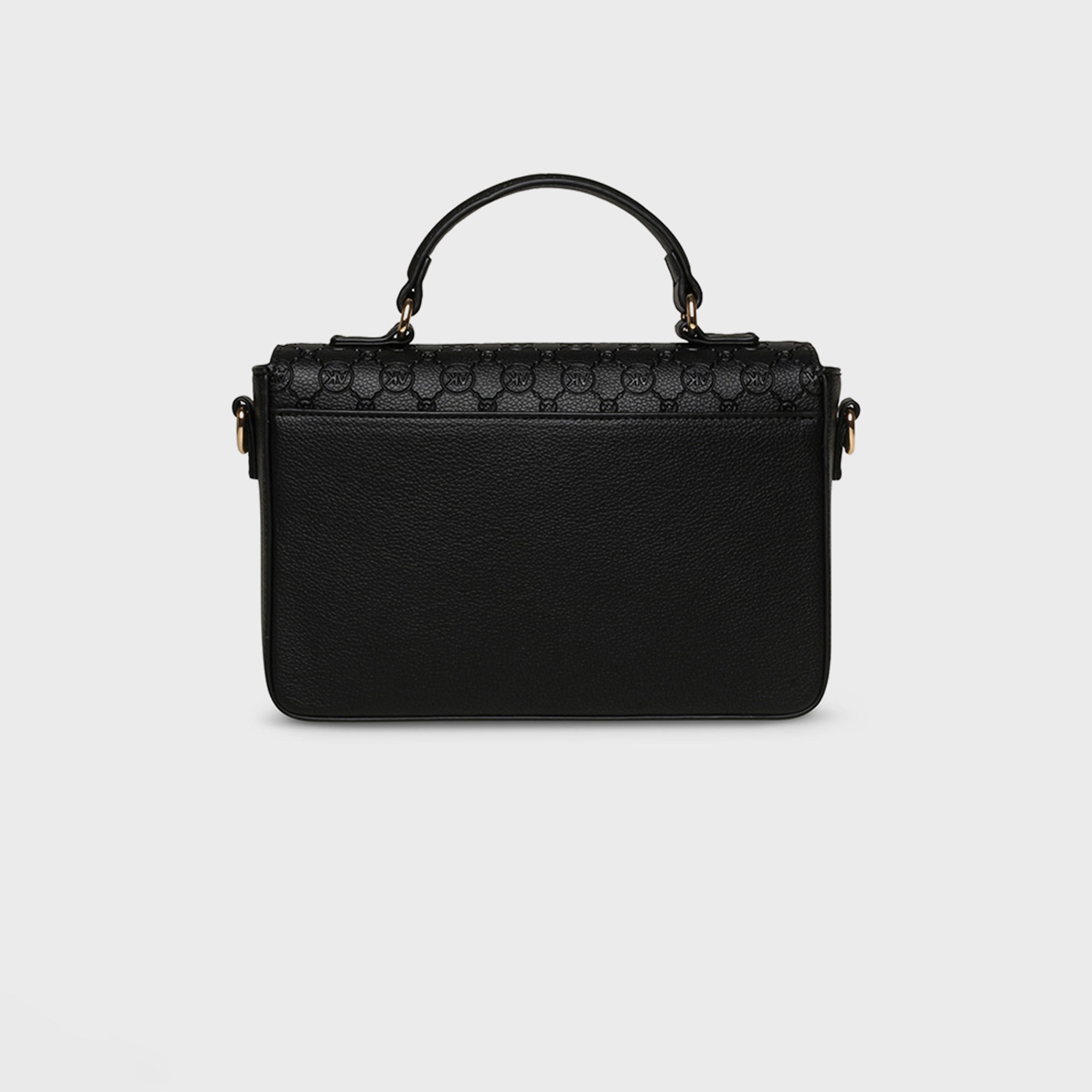 Anne Klein Monogram Top-Handle Satchel Bag with Twist Lock-women-bagsandwallets-handbags-image-5