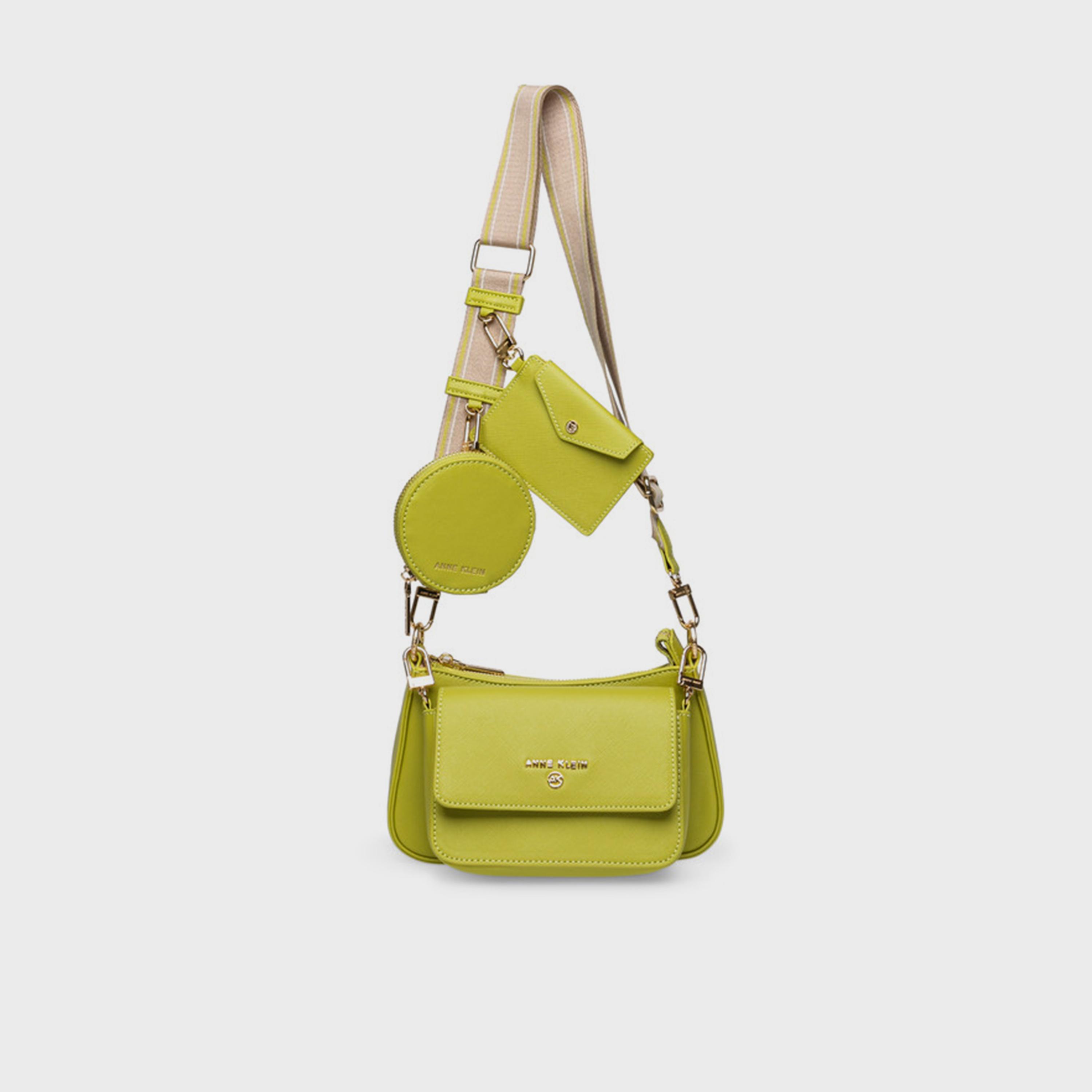 Anne Klein Shoulder Bag with Zipper and Detachable Strap-women-bagsandwallets-handbags-image-1