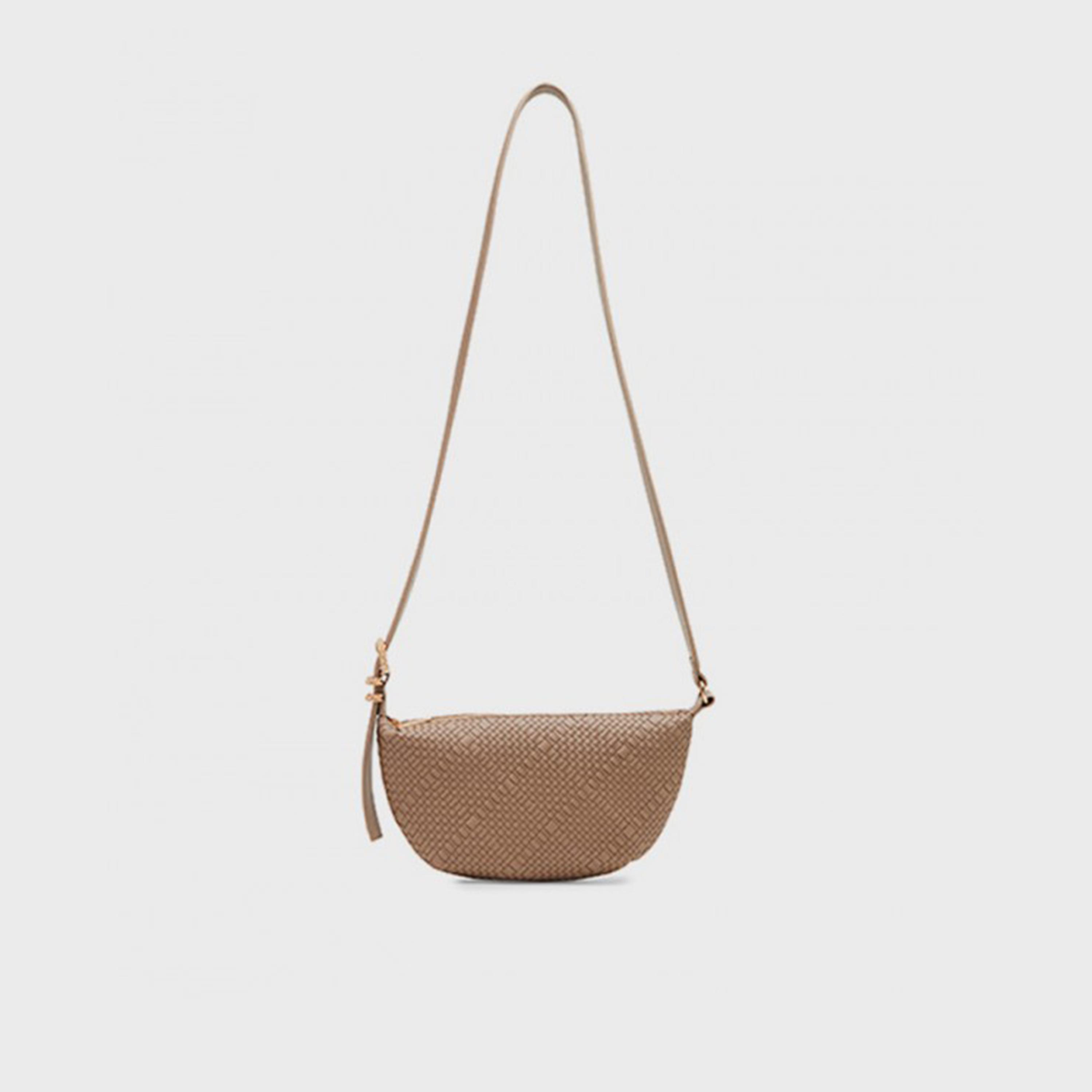 Anne Klein Textured Crossbody Bag with Zipper and Adjustable Strap-women-bagsandwallets-handbags-image-1