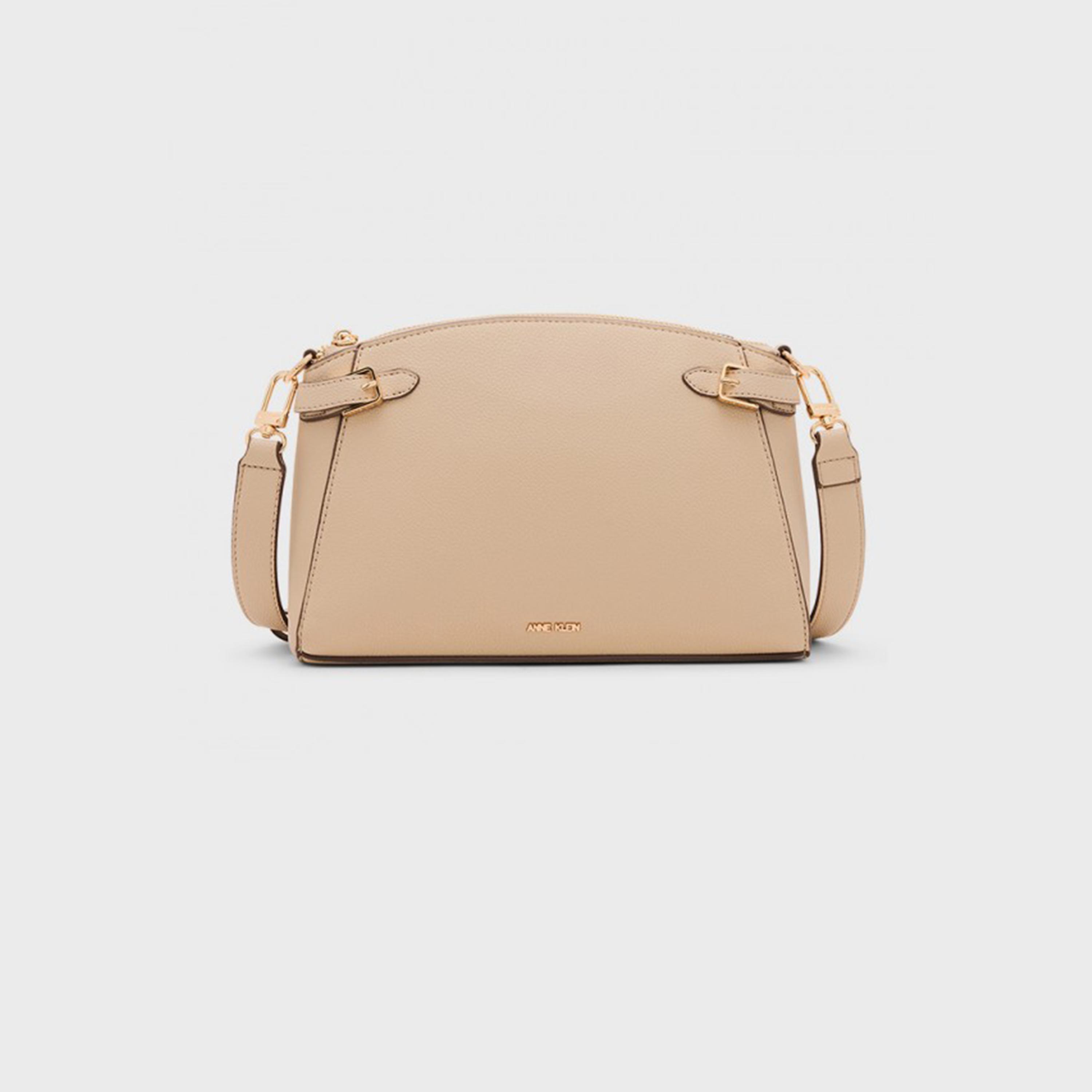 آن كلين - شنطة كروس منقوشة بسحاب وحزام قابل للإزالة-women-bagsandwallets-handbags-image-1
