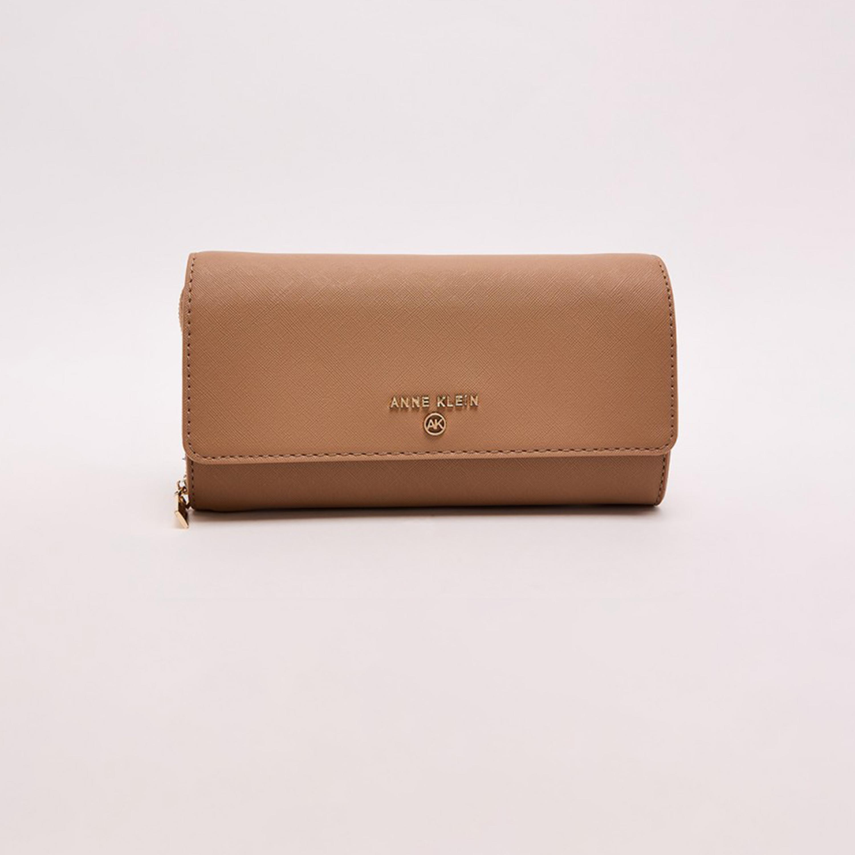 آن كلين - شنطة كروس منقوشة بغطاء وحزام قابل للإزالة-women-bagsandwallets-handbags-image-1