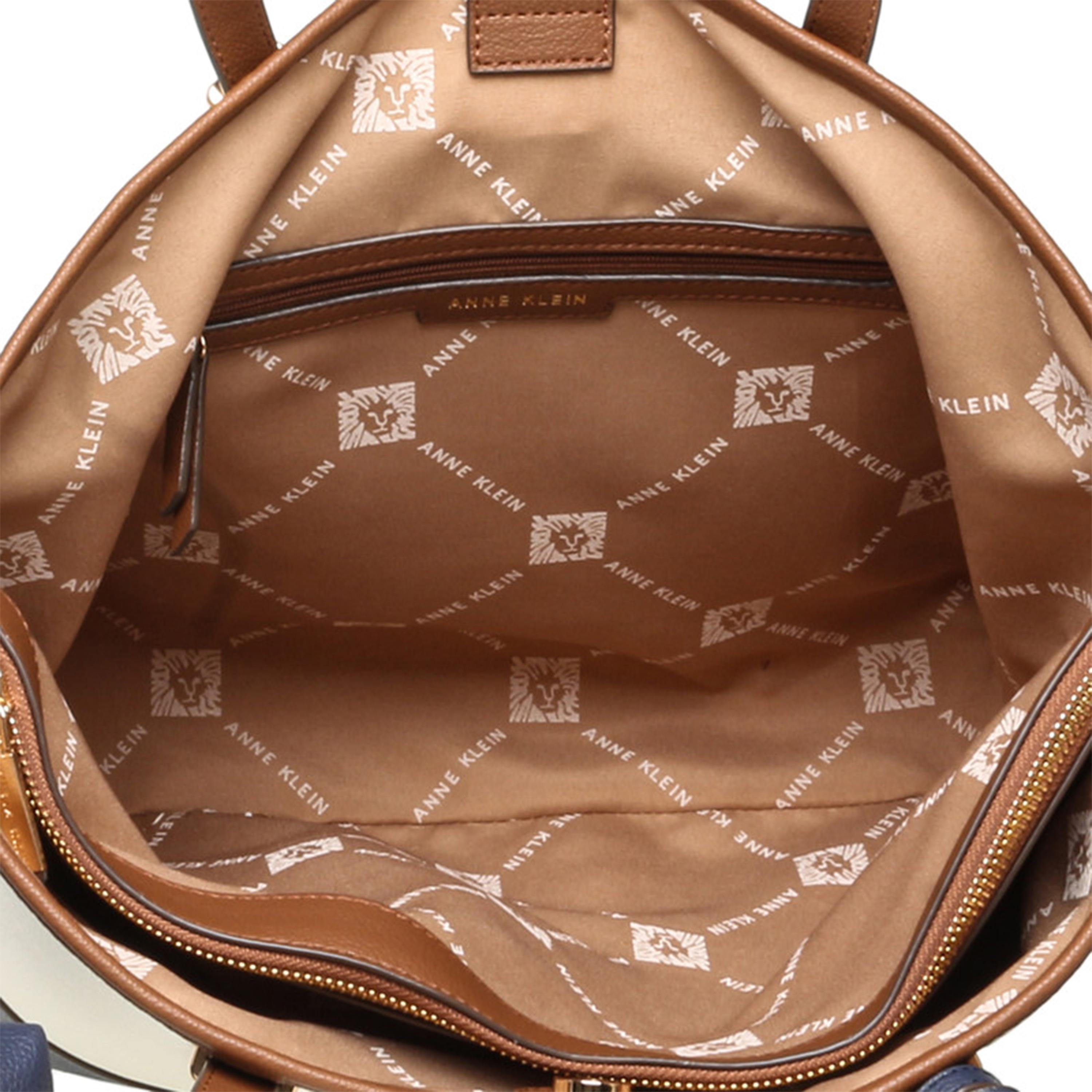 Anne Klein Color Block Double-Handle Tote Bag with Magnetic Closure-women-bagsandwallets-handbags-image-4