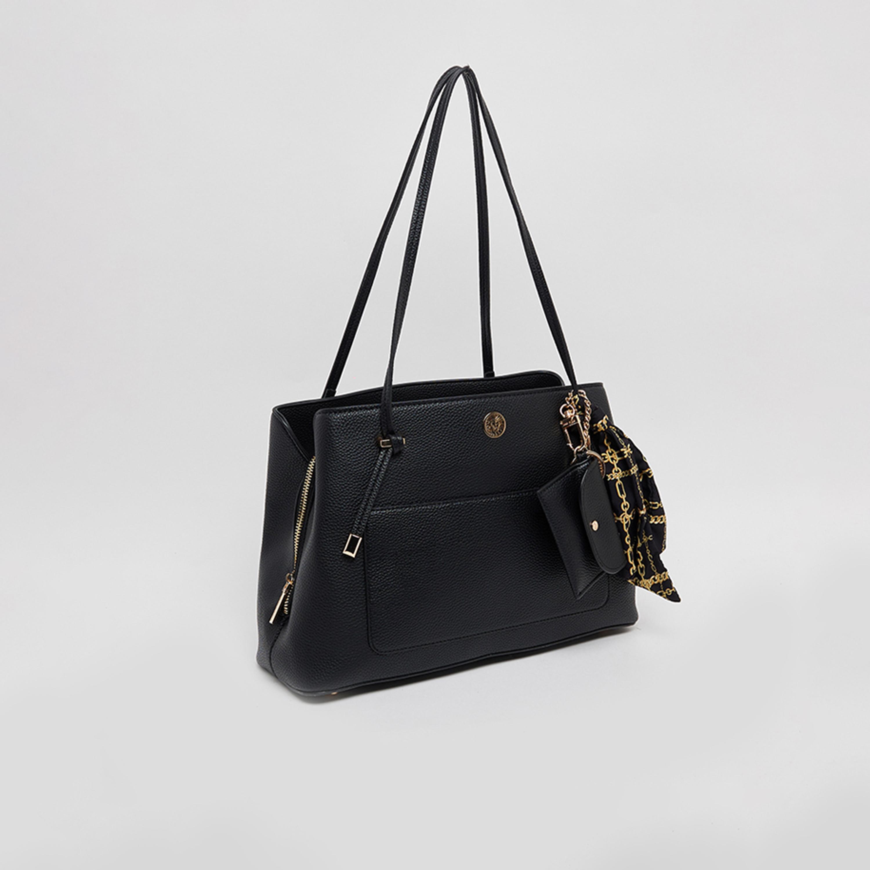 Anne Klein Design Detail Double-Handle Shoulder Bag with Magnetic Closure-women-bagsandwallets-handbags-image-2