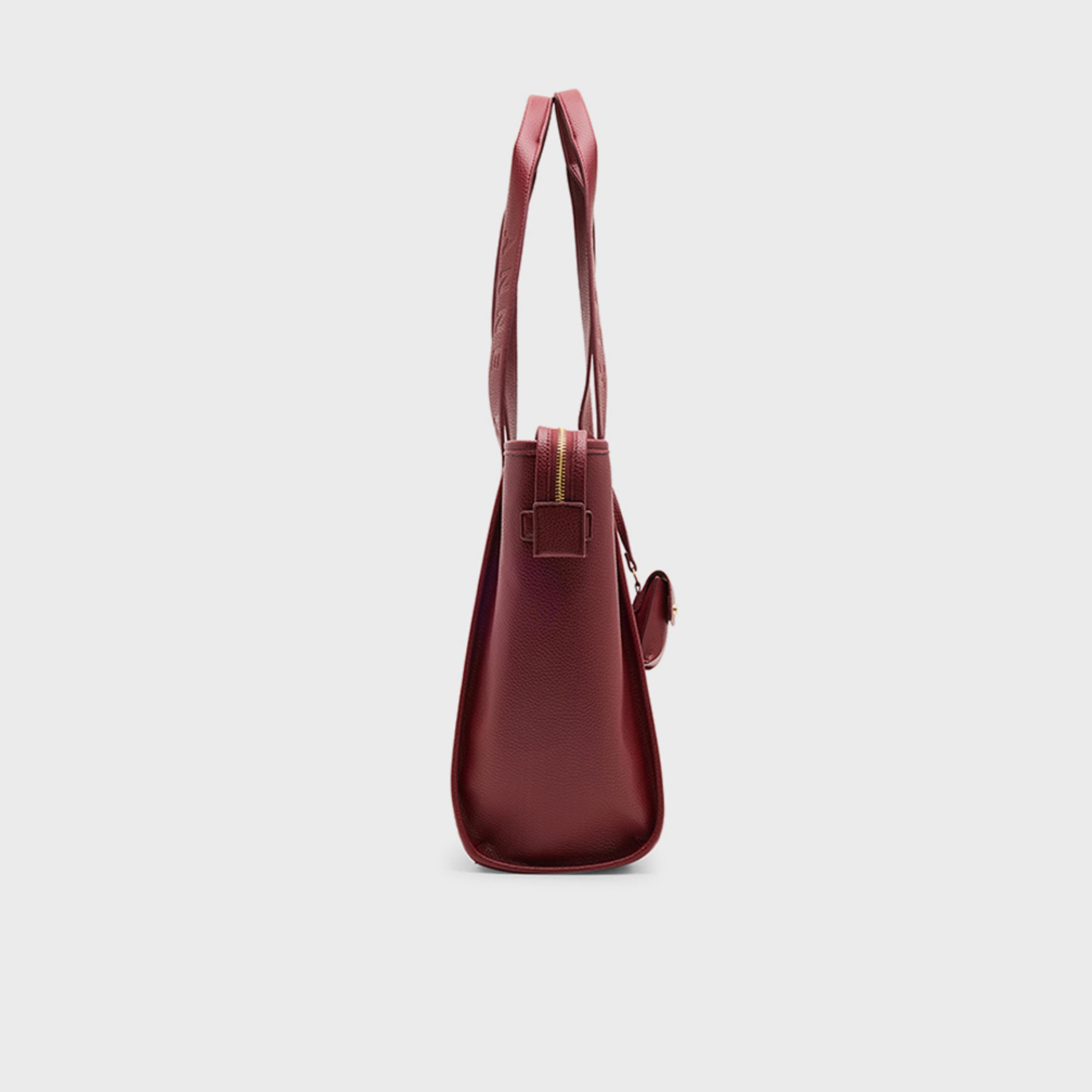Anne Klein Textured Double-Handle Tote Bag with Zipper-women-bagsandwallets-handbags-image-4