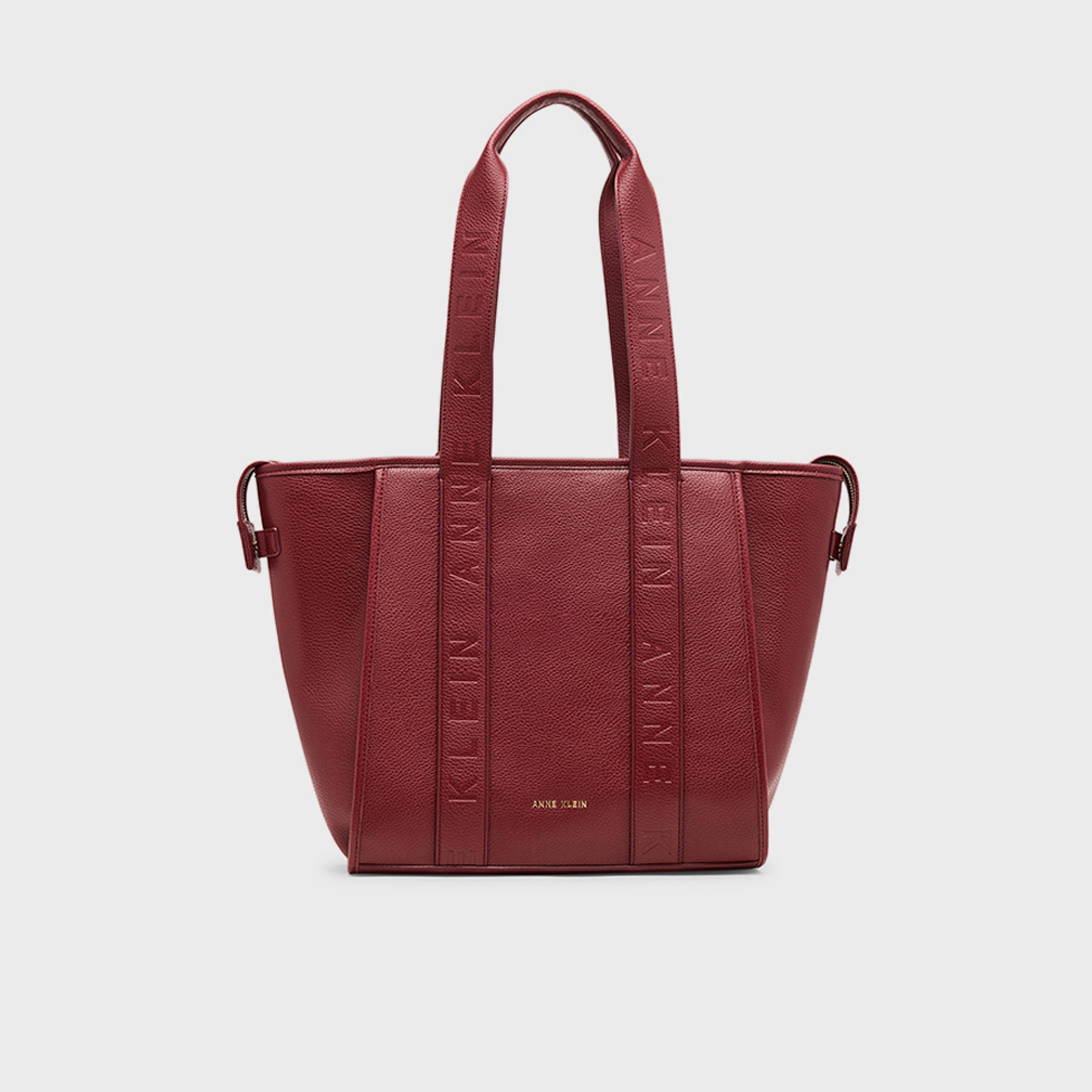Anne Klein Textured Double-Handle Tote Bag with Zipper-women-bagsandwallets-handbags-image-5