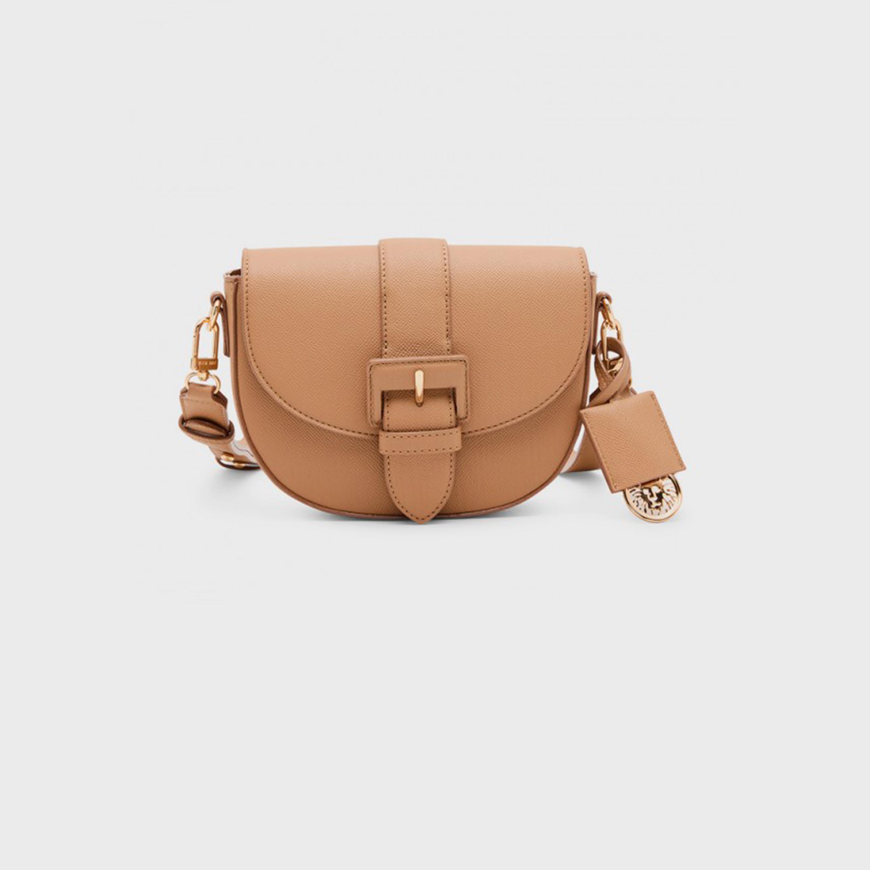 آن كلين - شنطة كروس منقوشة بغطاء وحزام قابل للإزالة-women-bagsandwallets-handbags-image-1