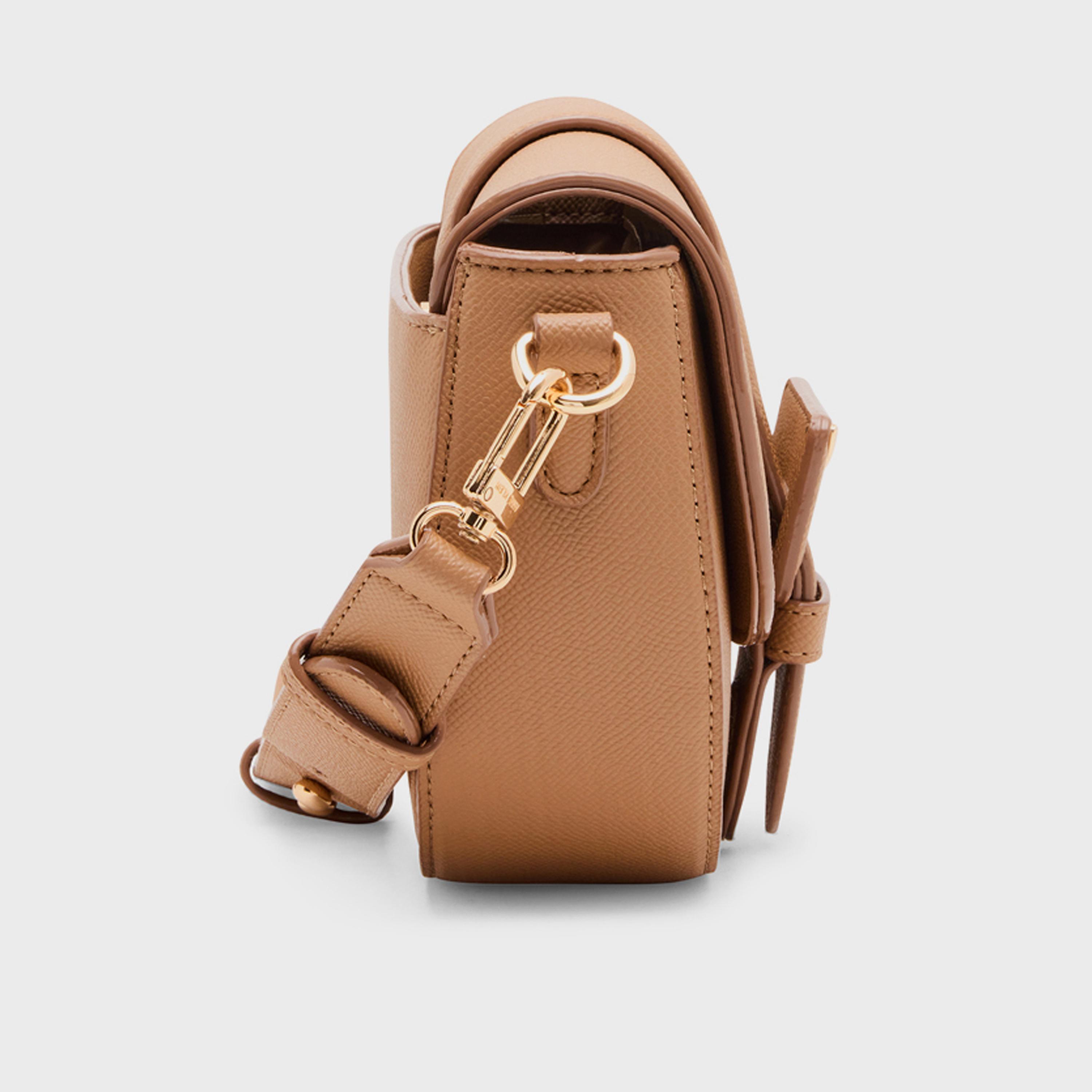 Anne Klein Textured Crossbody Bag with Flap and Detachable Strap-women-bagsandwallets-handbags-image-3