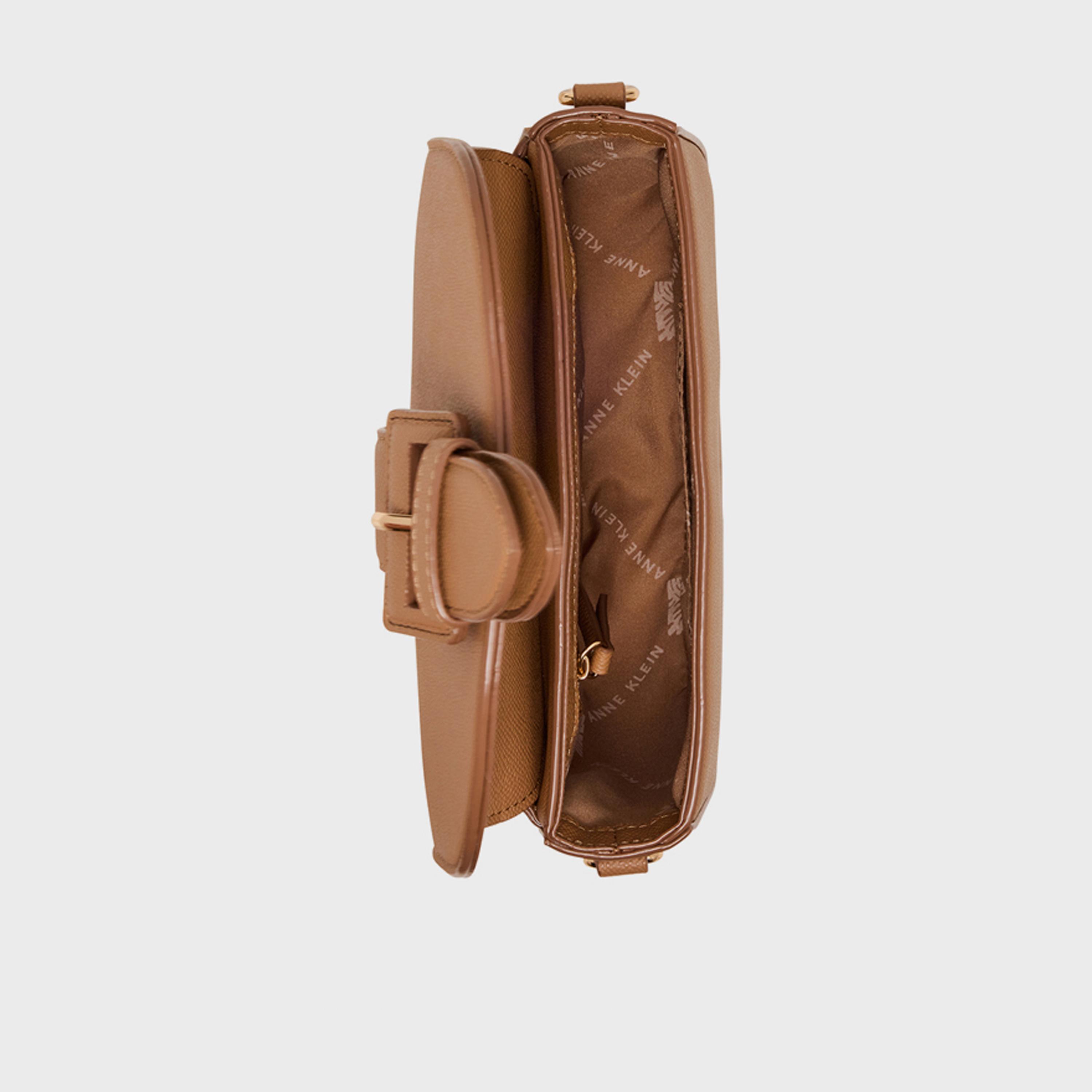 Anne Klein Textured Crossbody Bag with Flap and Detachable Strap-women-bagsandwallets-handbags-image-5