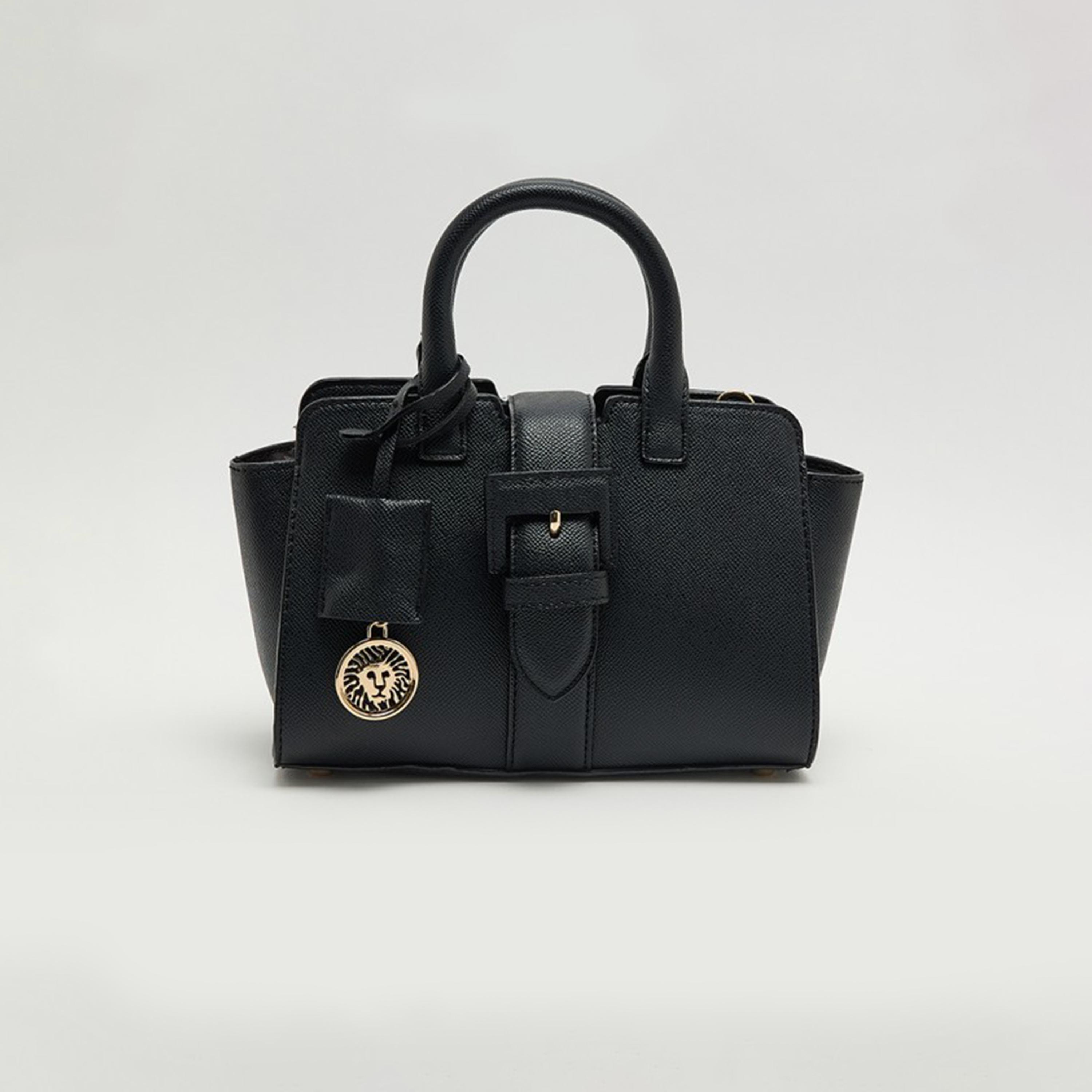 Anne Klein Textured Double-Handle Satchel Bag with Zipper-women-bagsandwallets-handbags-image-1